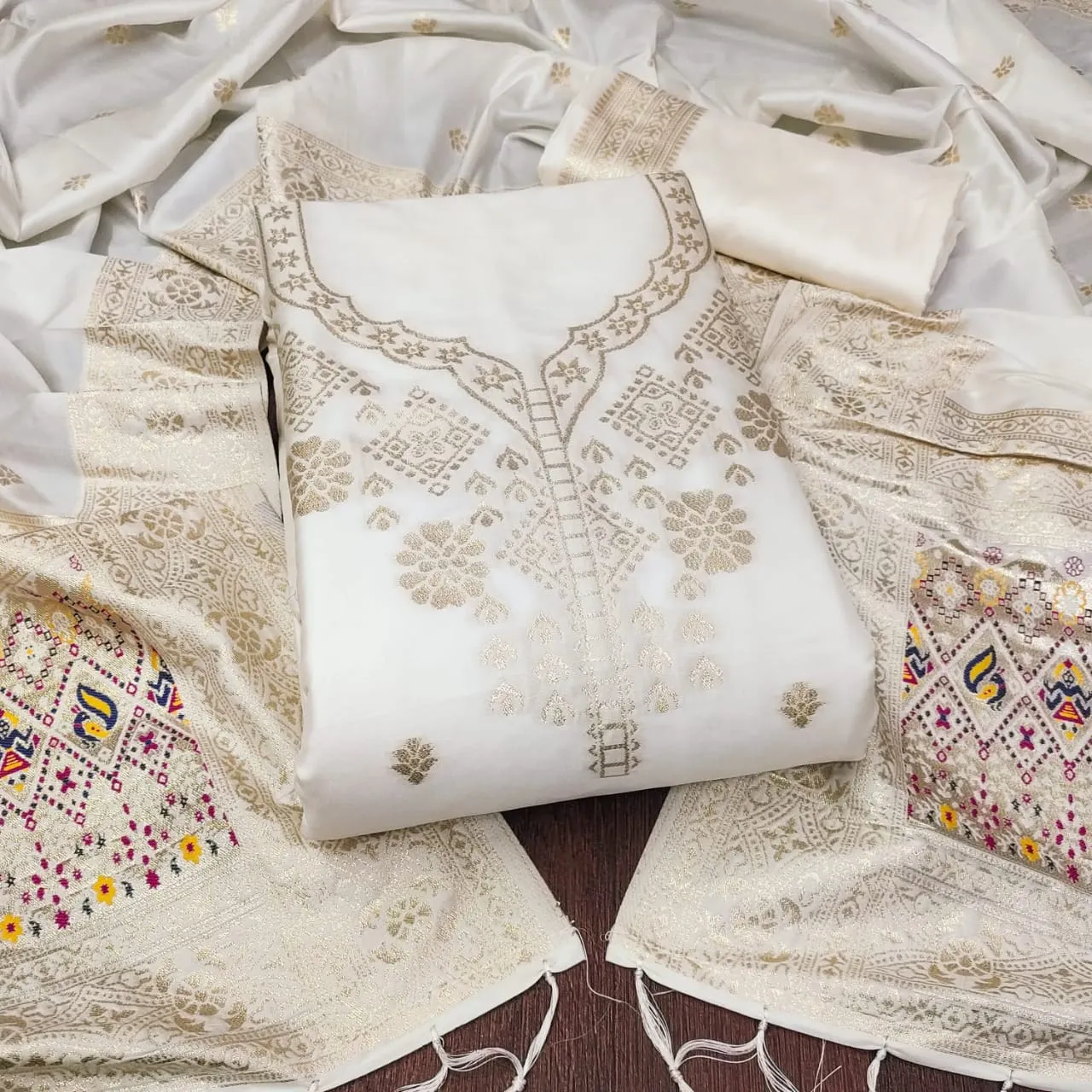 Festive Wear Paithani Silk Suit