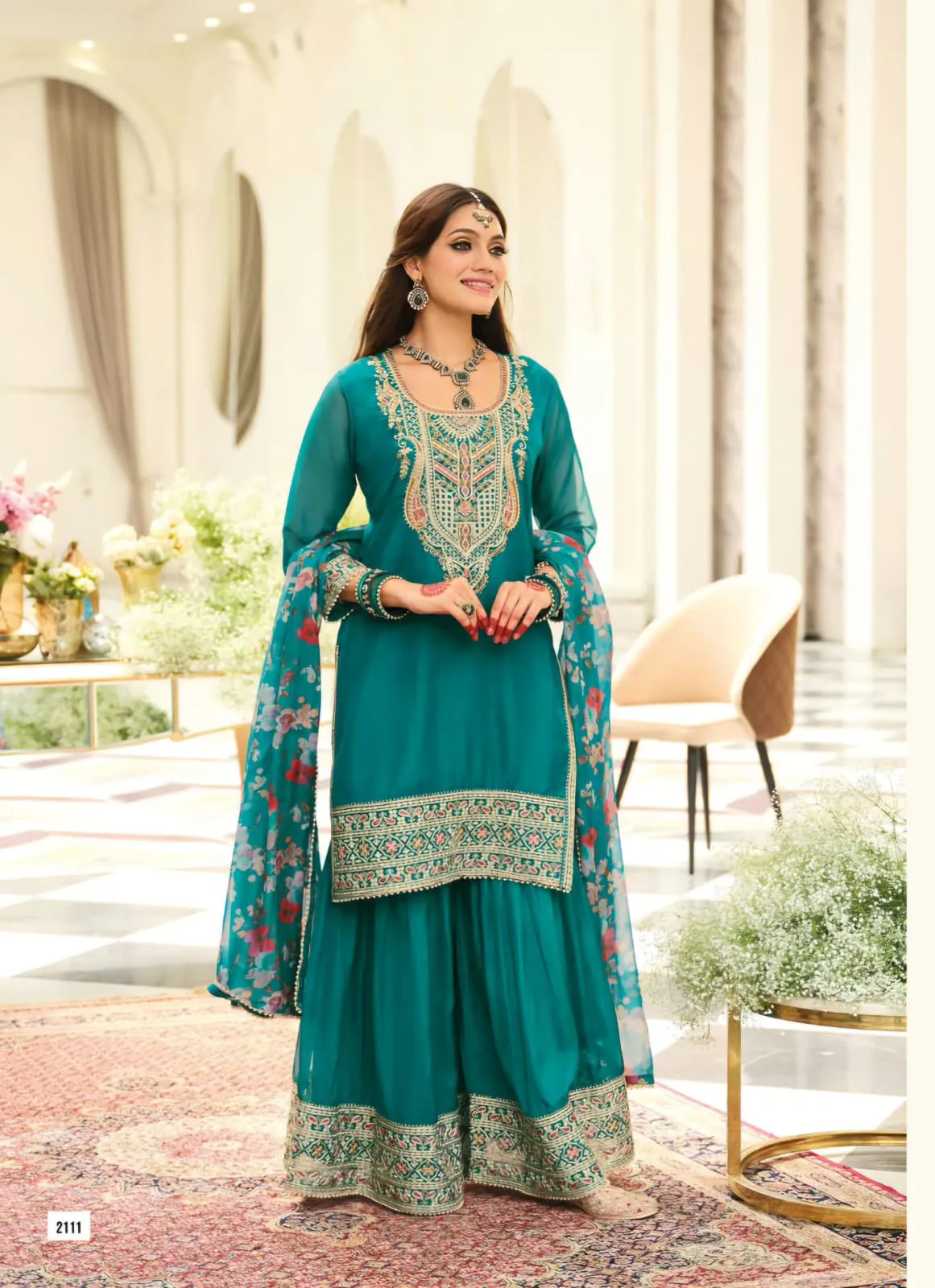 Festive Wear Readymade Sharara Salwar Suit