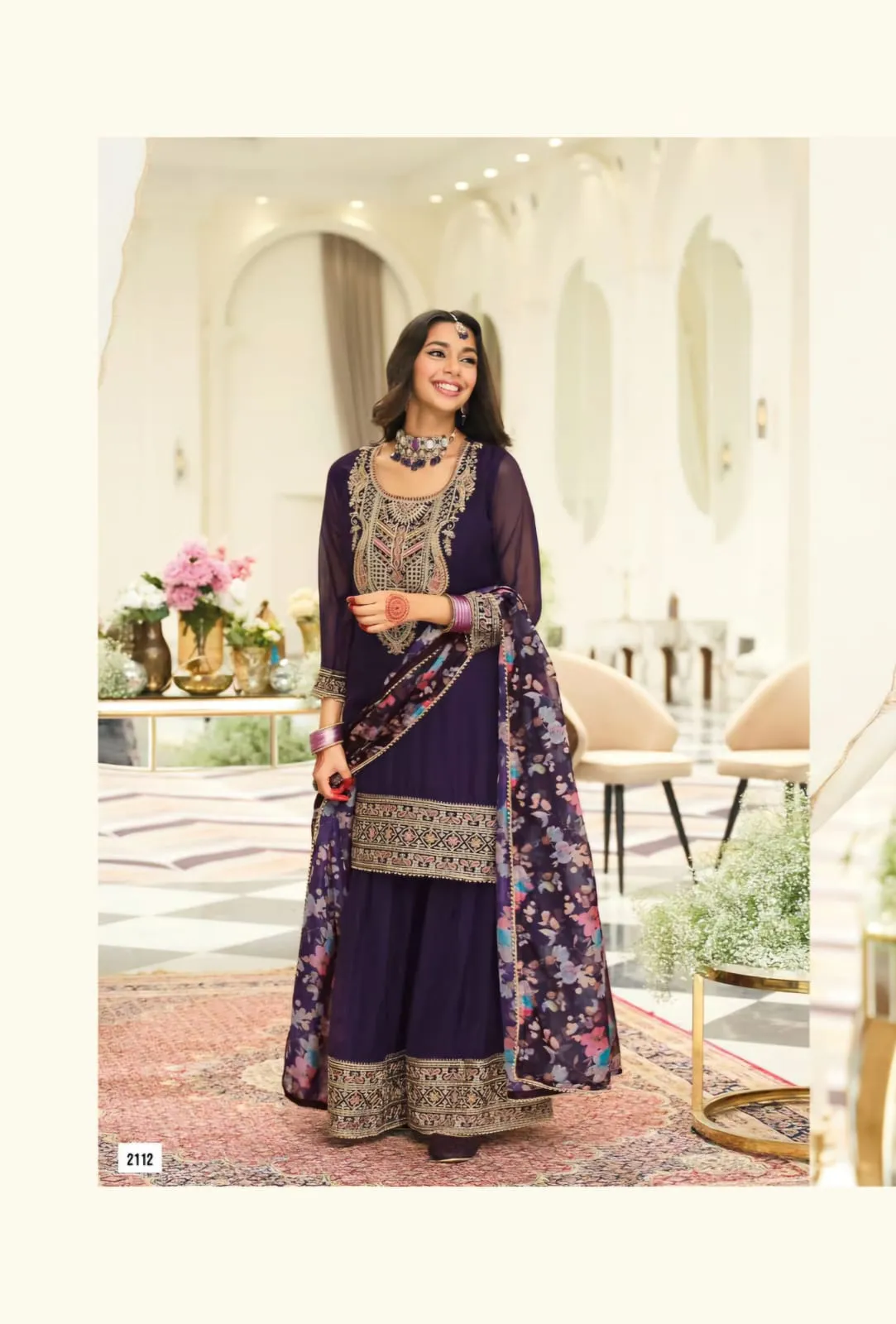 Festive Wear Readymade Sharara Salwar Suit