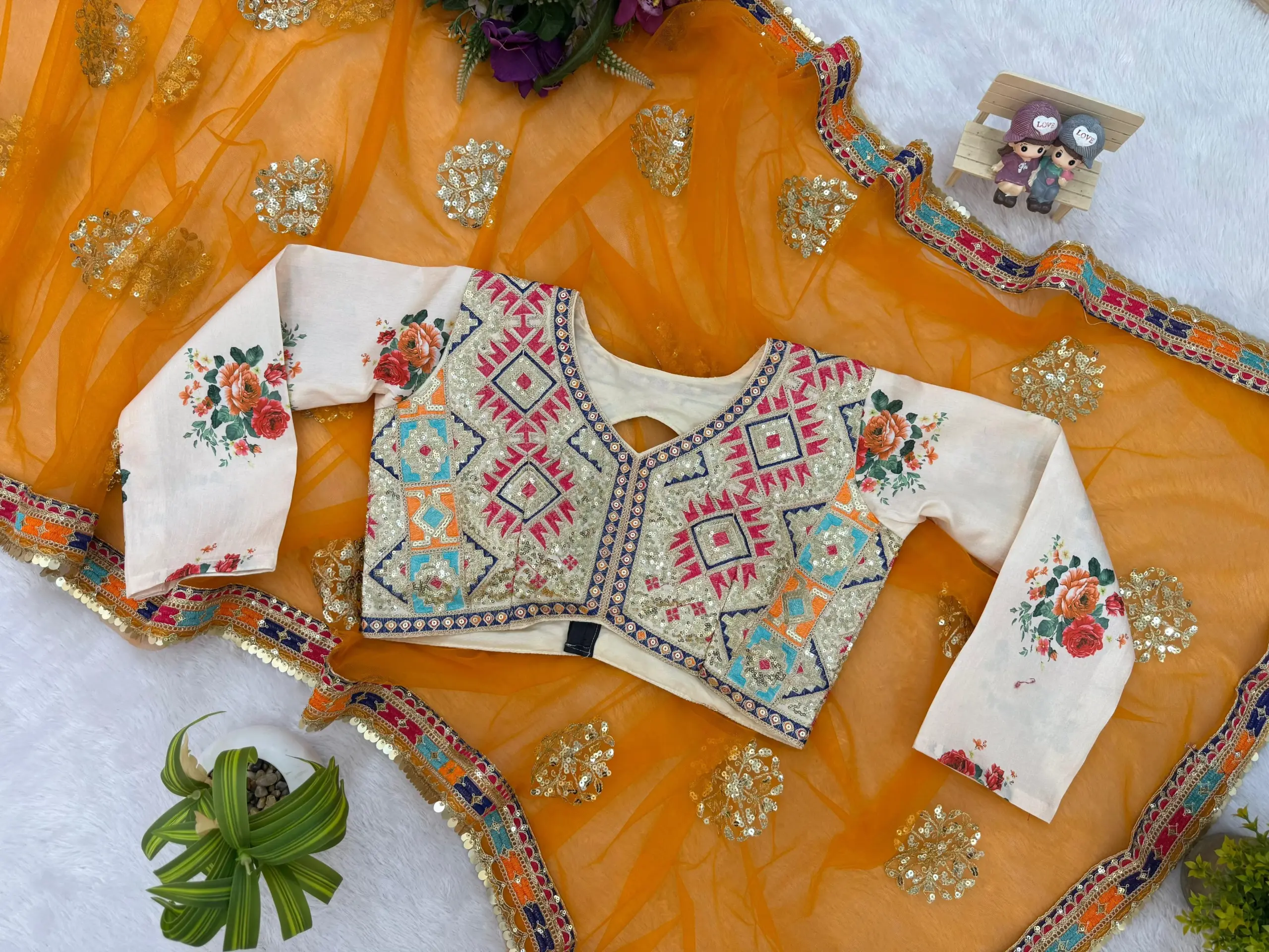 Haldi Ceremony Specila Yellow Saree
