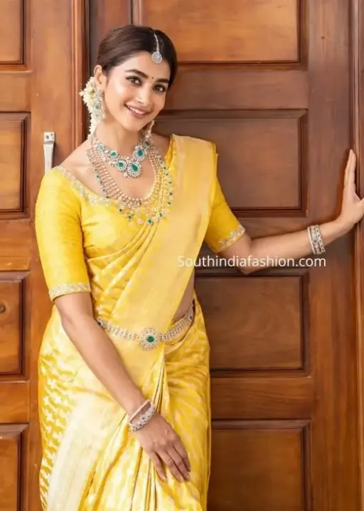 Haldi Wear Bridesmaid Silk Saree