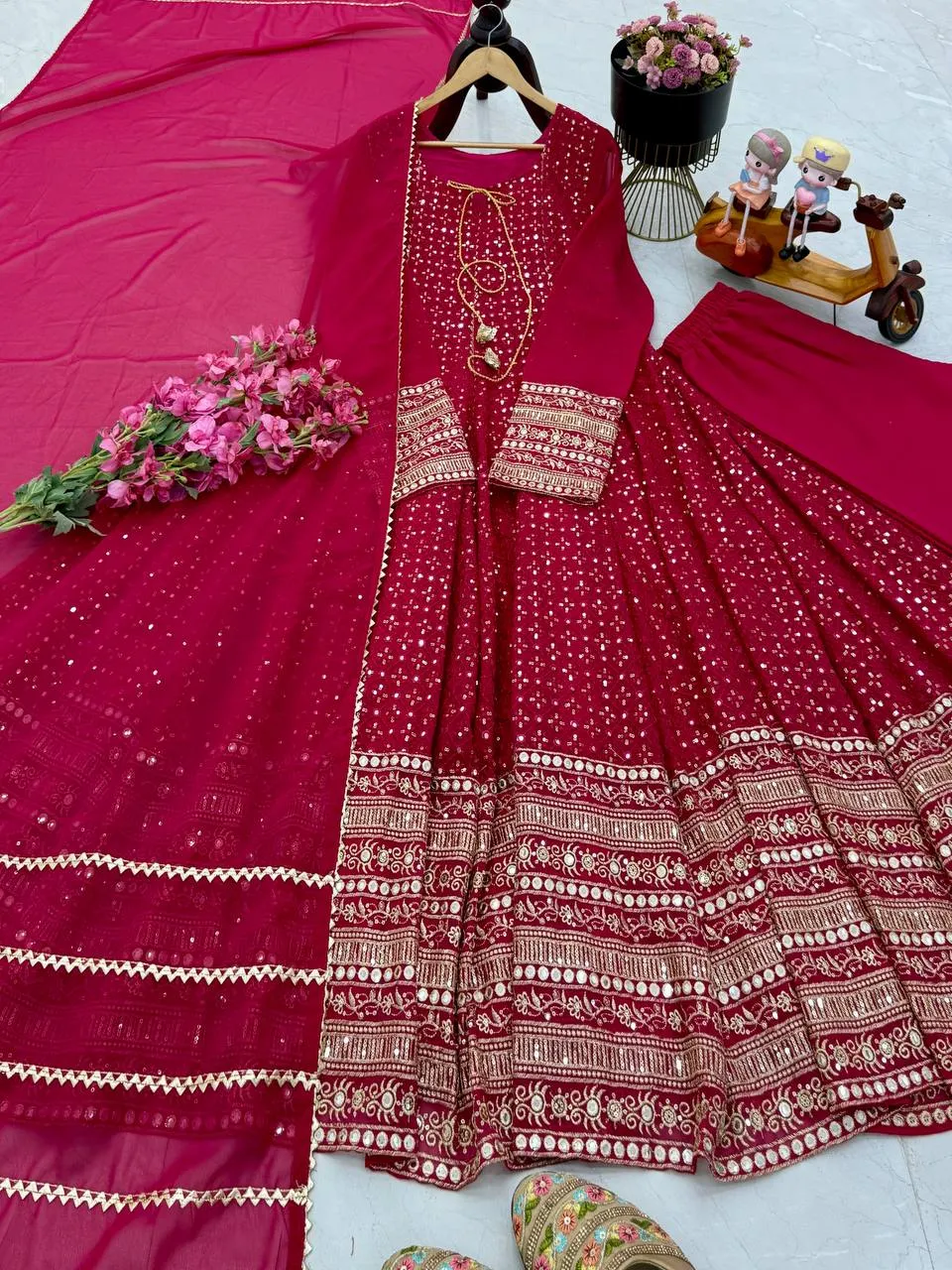 Karwa Chauth Special Anarkali Suit 2025