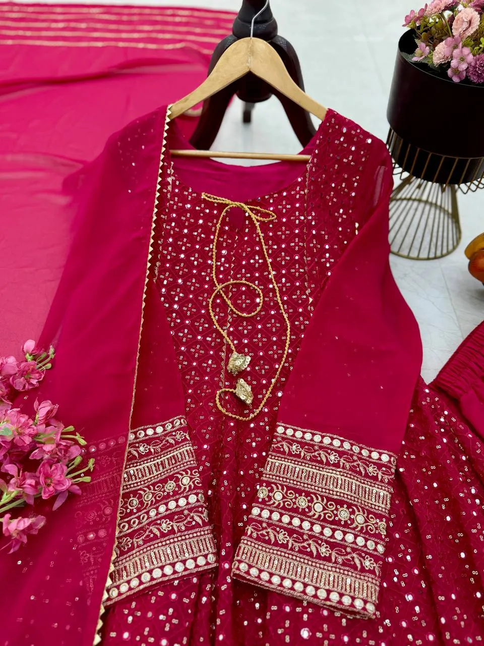 Karwa Chauth Special Anarkali Suit 2025