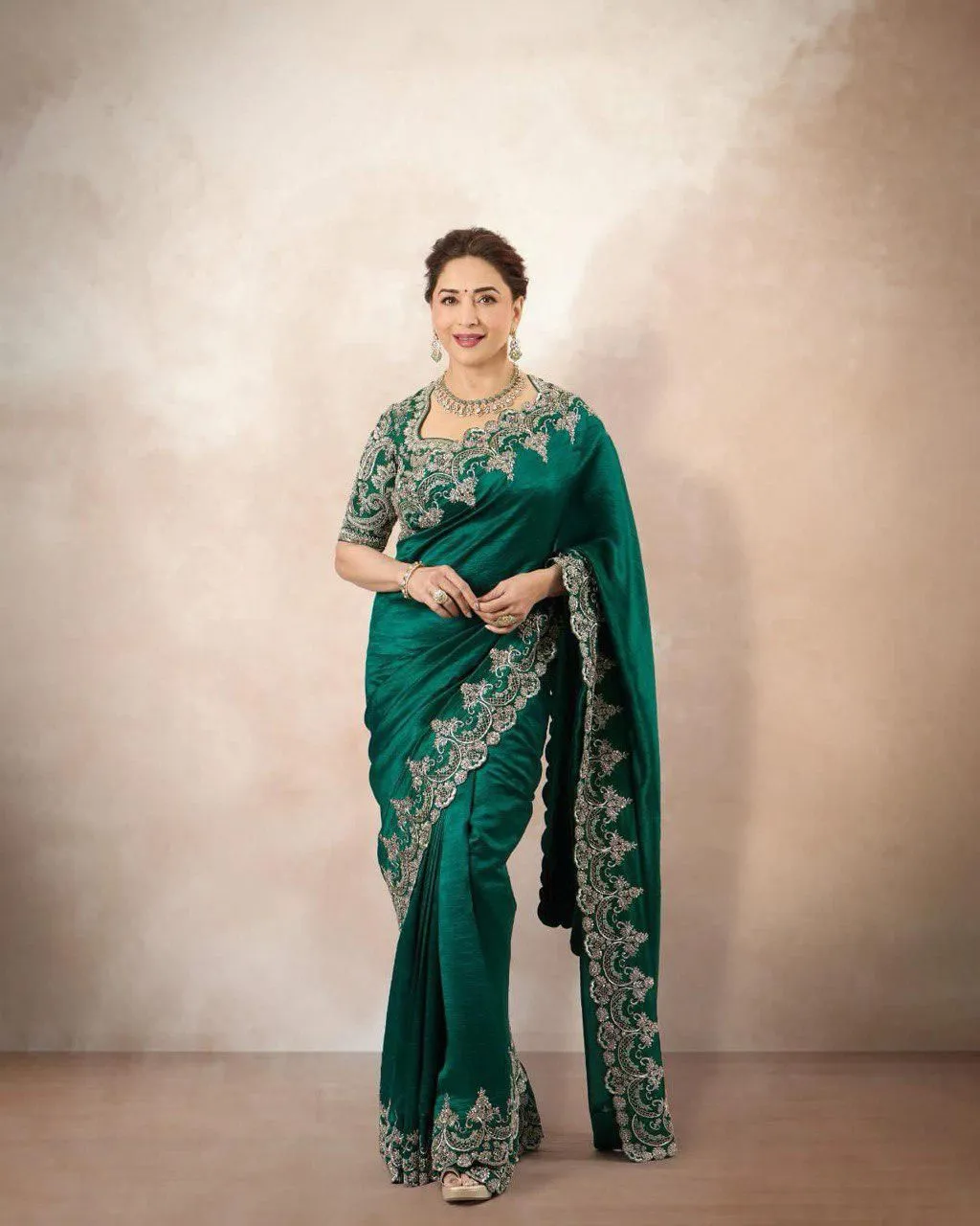 Madhuri Dixit Inspired Designer Saree 2025