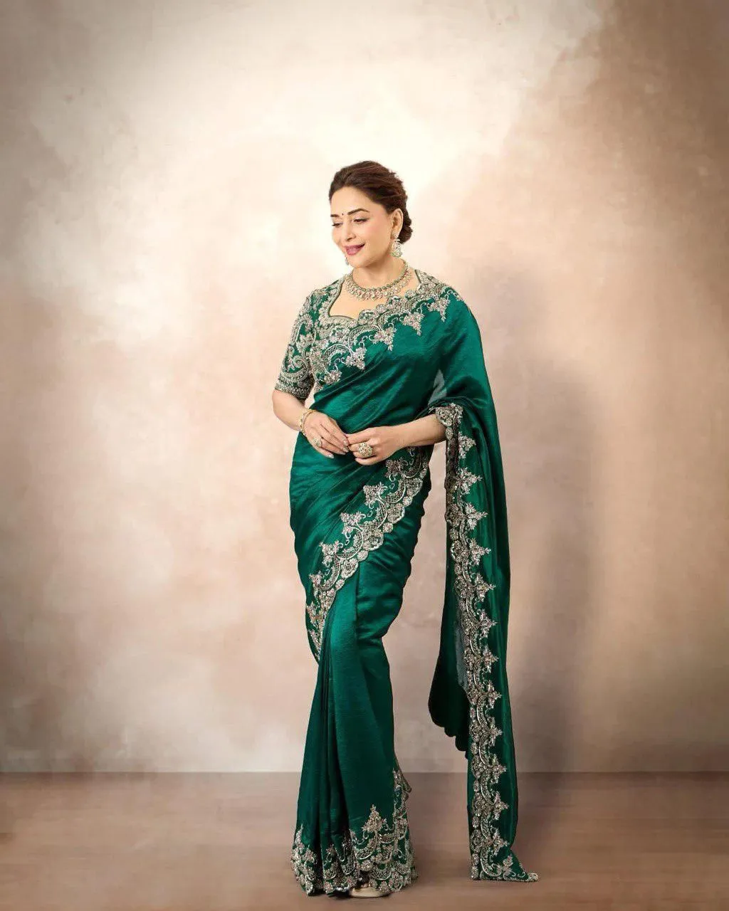 Madhuri Dixit Inspired Designer Saree 2025