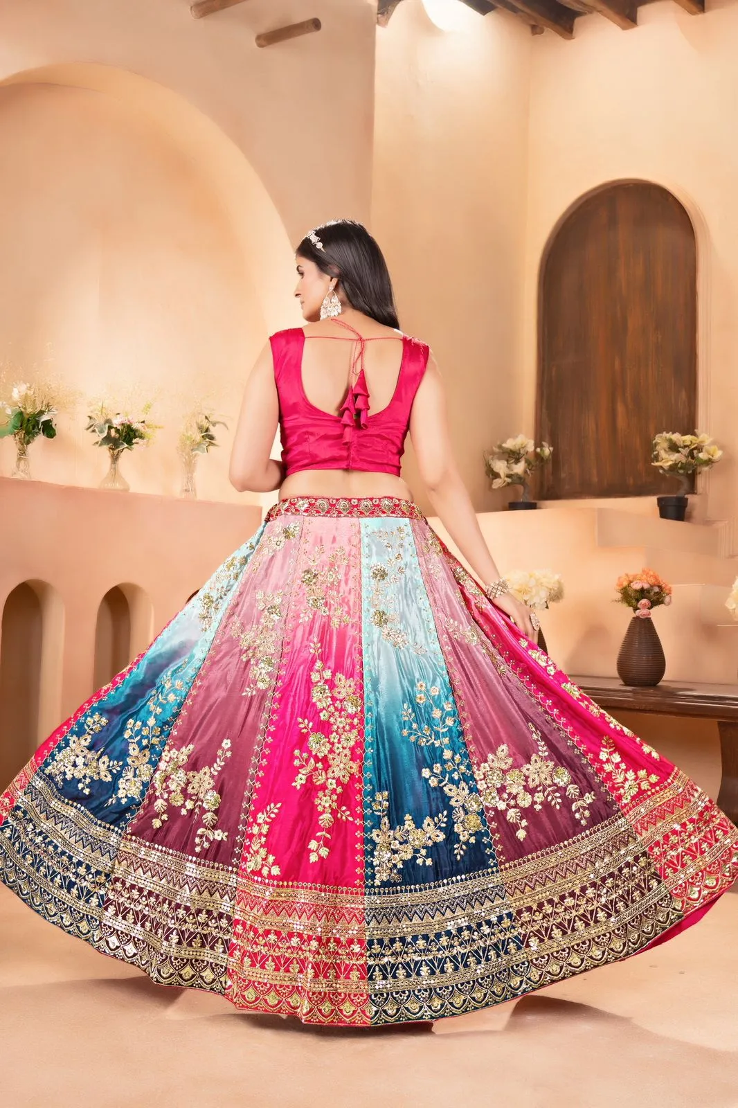 Multi Color Bridesmaid Lehenga 2025