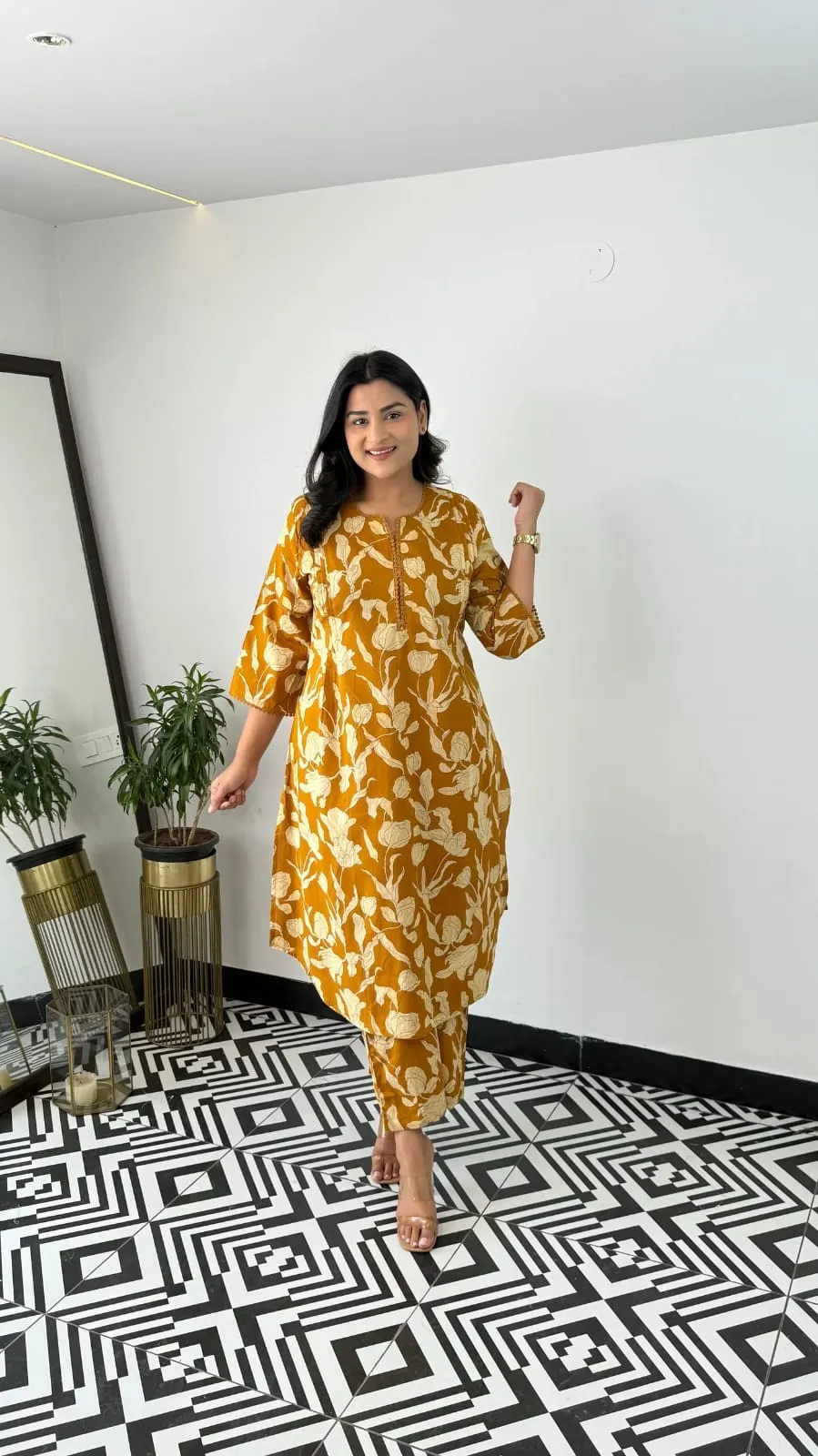 Office Special Printed Co ord Sets