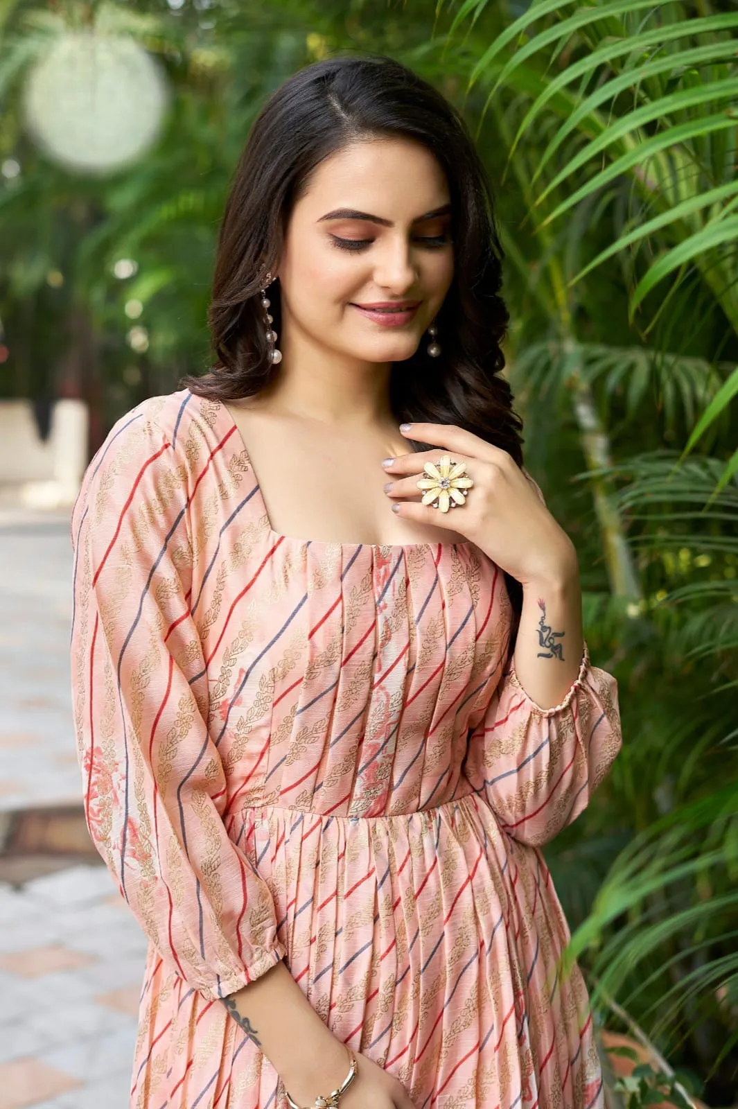 Office Wear Fancy Gown Kurti