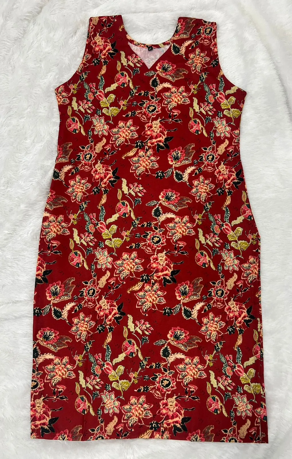 Office Wear Printed Kurtis with Pocket