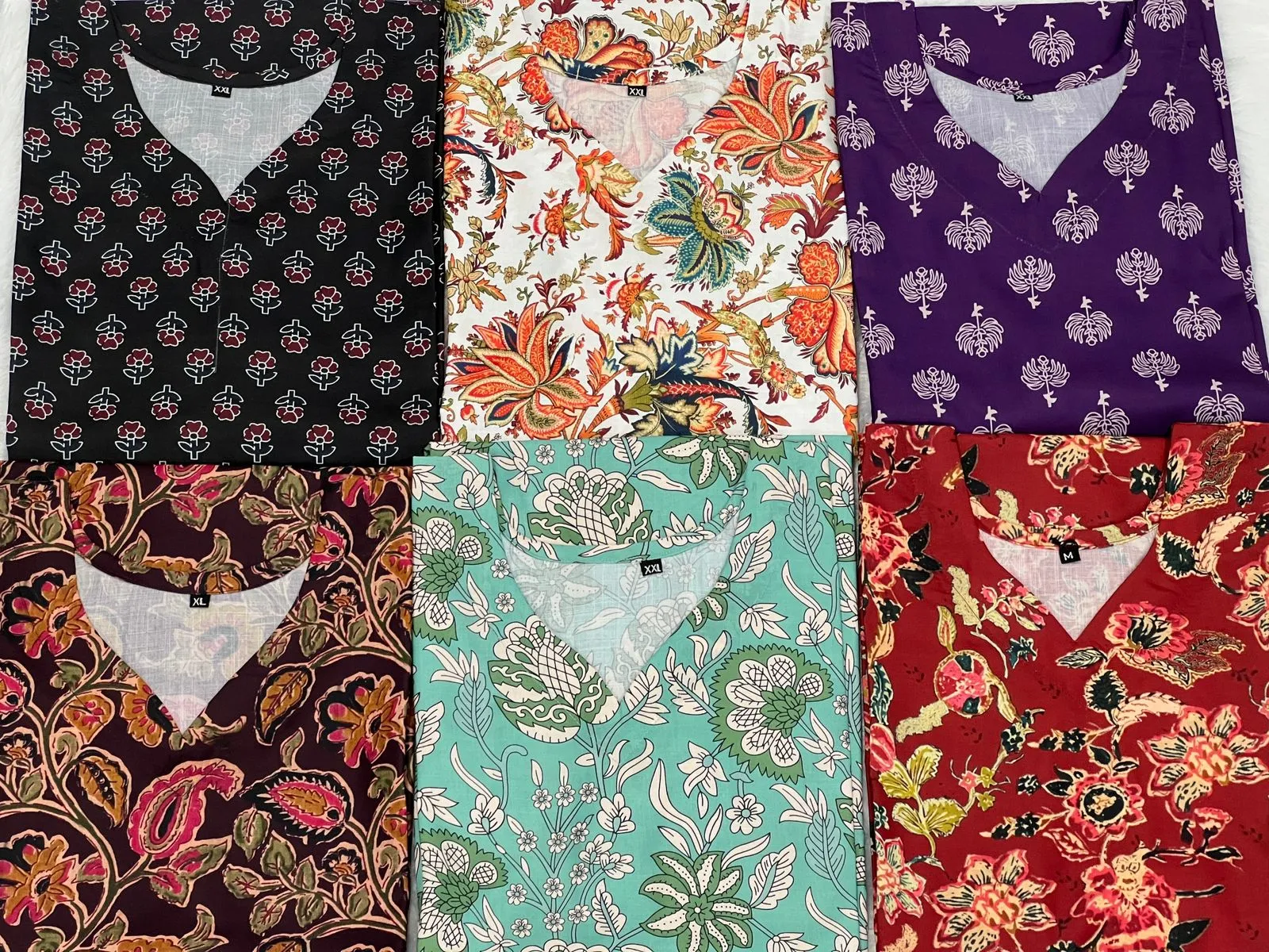 Office Wear Printed Kurtis with Pocket