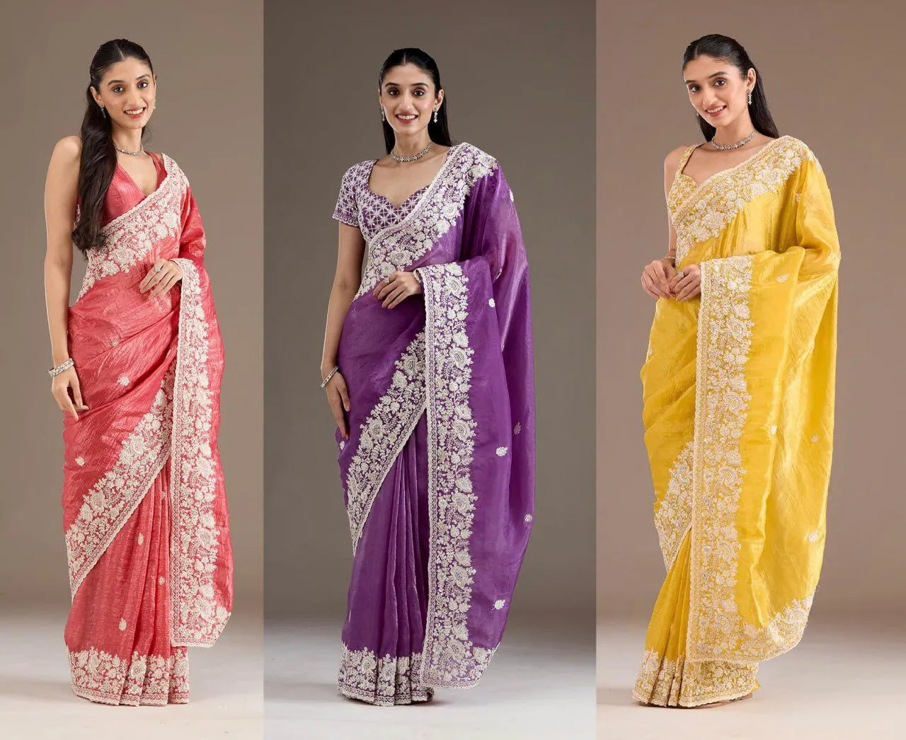 Pastel Shade Wedding Sarees 2025