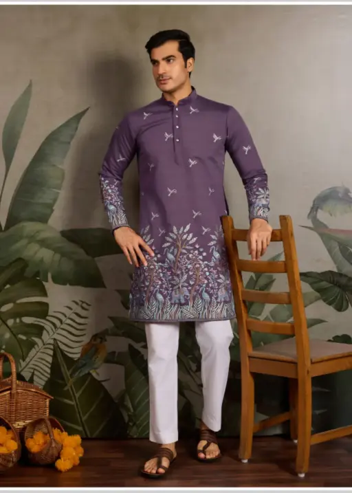 Premium Mens Kurtas with Embroidery