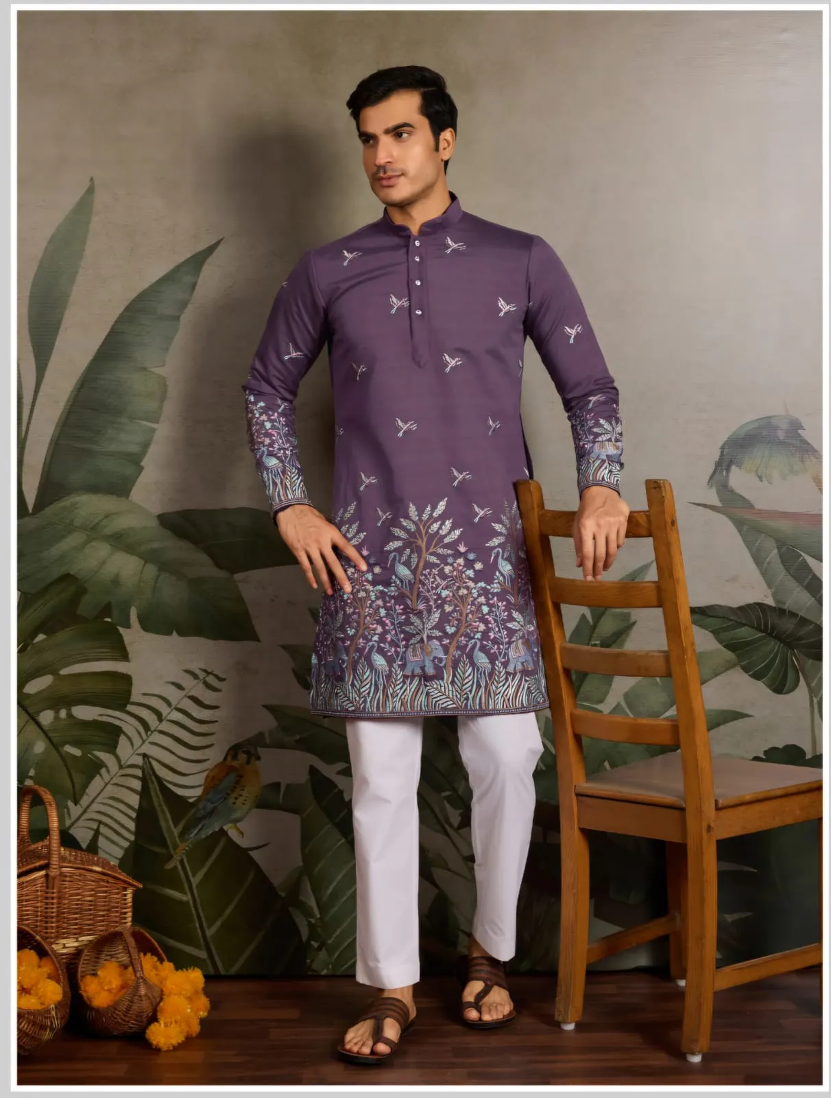Premium Mens Kurtas with Embroidery