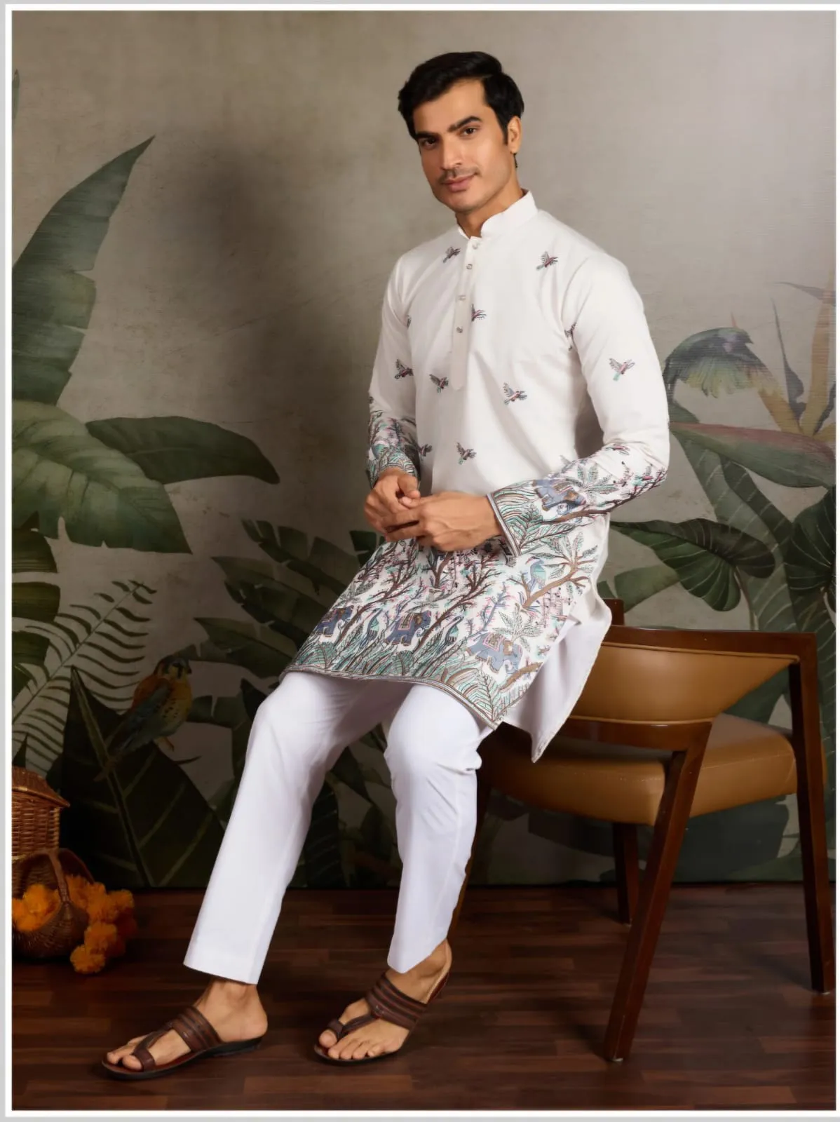Premium Mens Kurtas with Embroidery