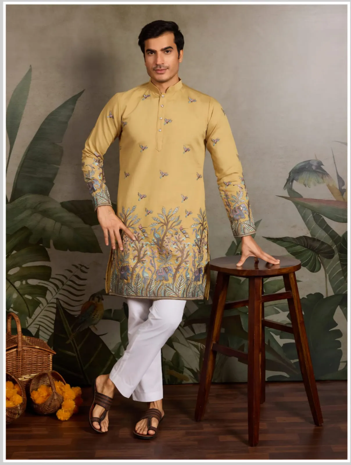 Premium Mens Kurtas with Embroidery