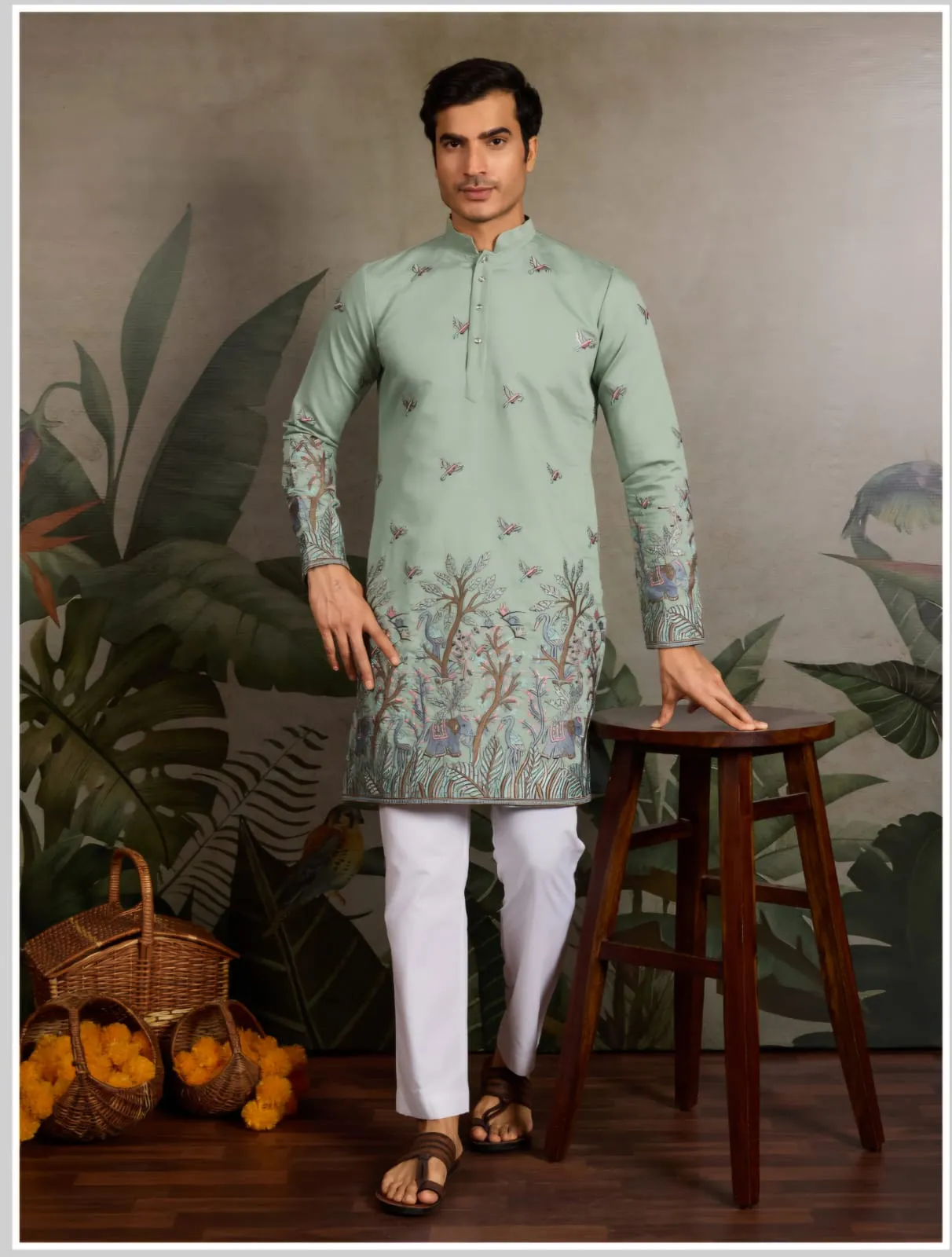 Premium Mens Kurtas with Embroidery