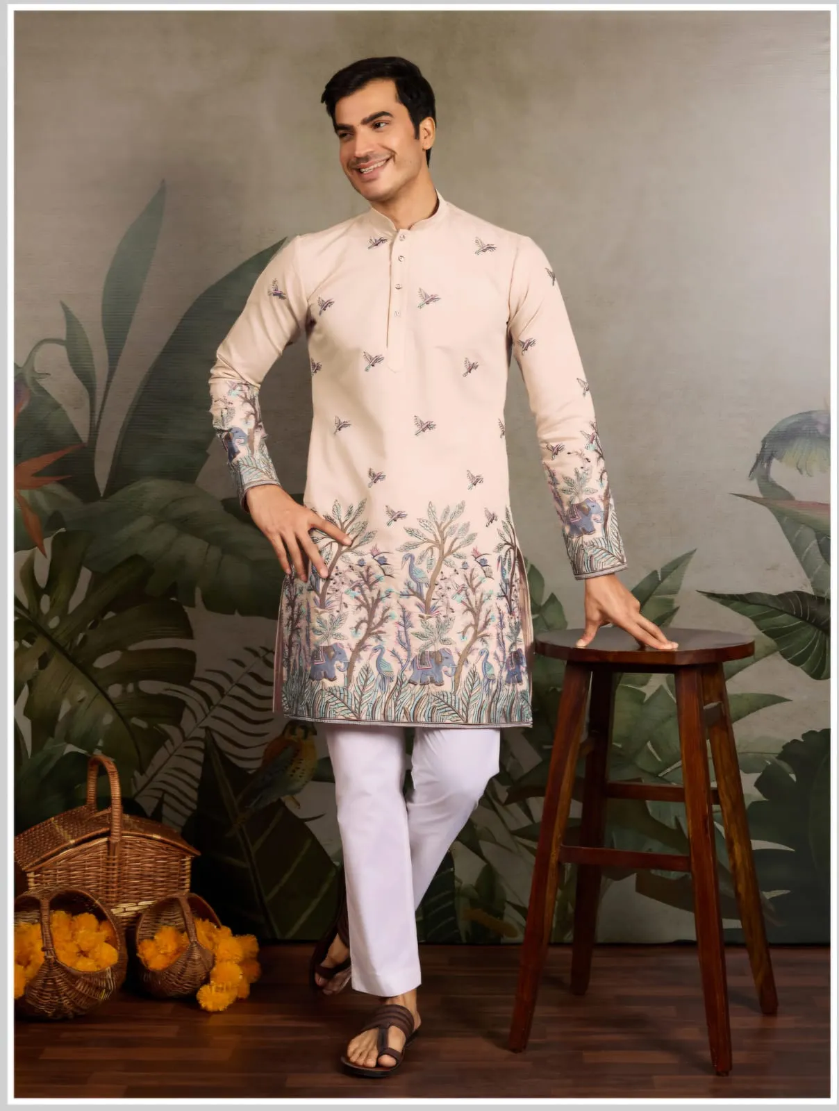 Premium Mens Kurtas with Embroidery