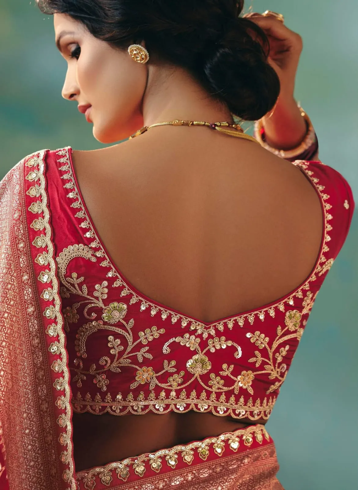 Premium Wedding Saree Design 2025