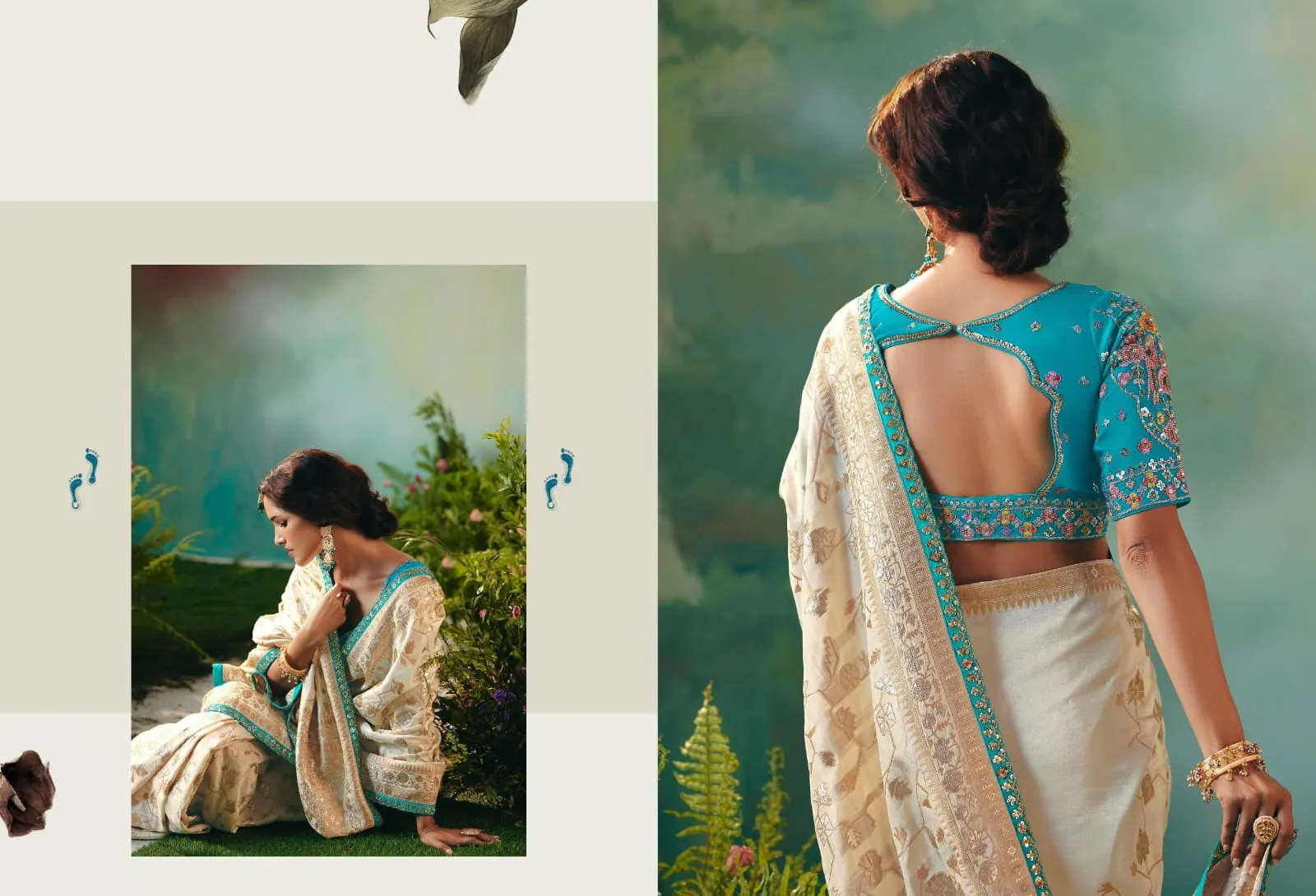 Premium Wedding Saree Design 2025