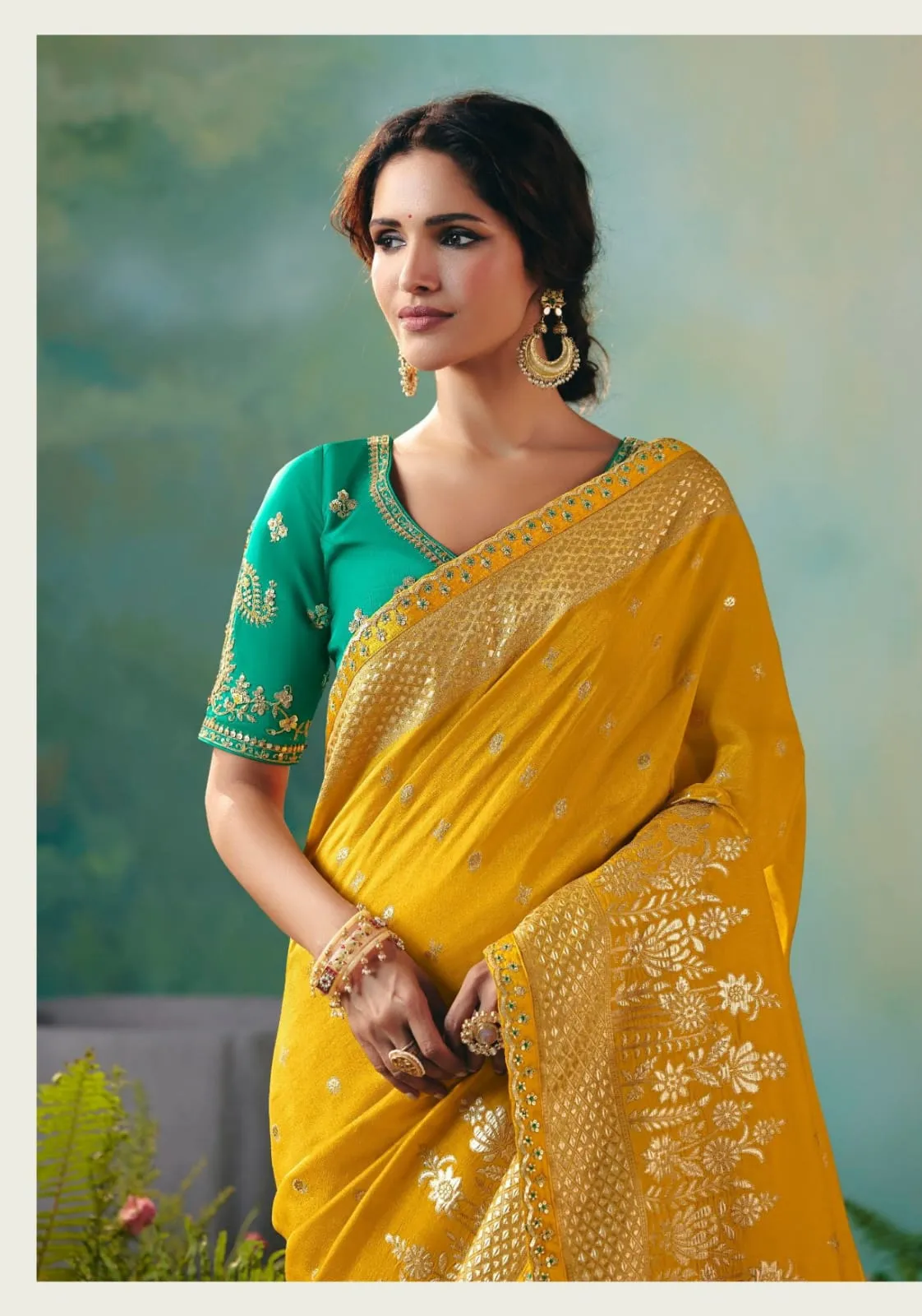 Premium Wedding Saree Design 2025