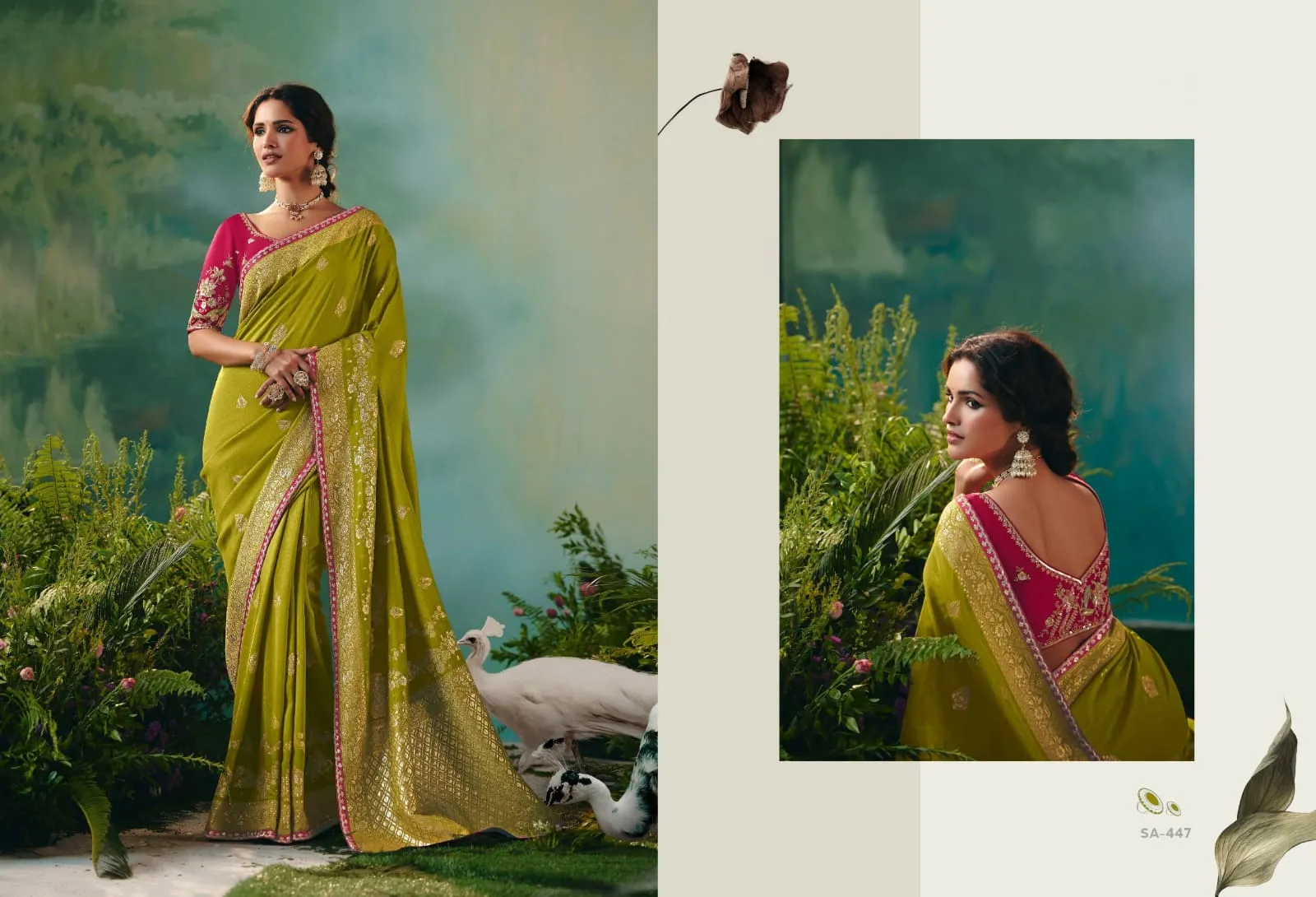 Premium Wedding Saree Design 2025