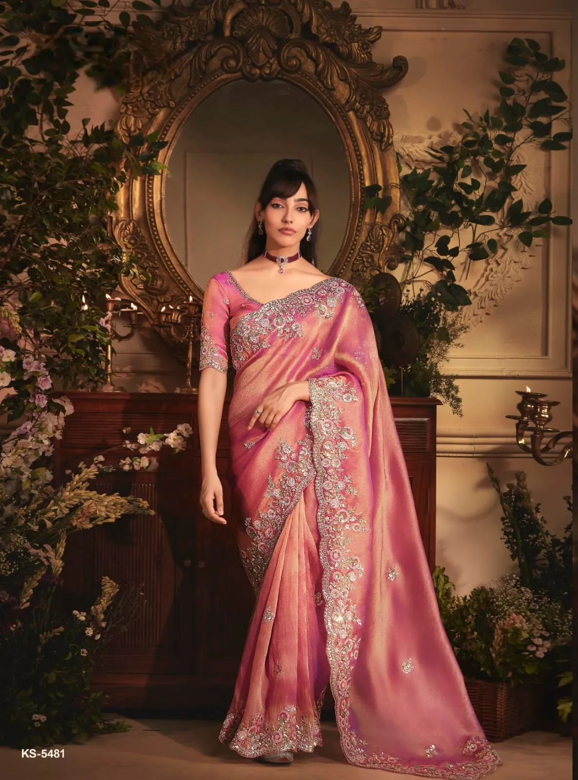 Pure Organza Handwork Saree 2025