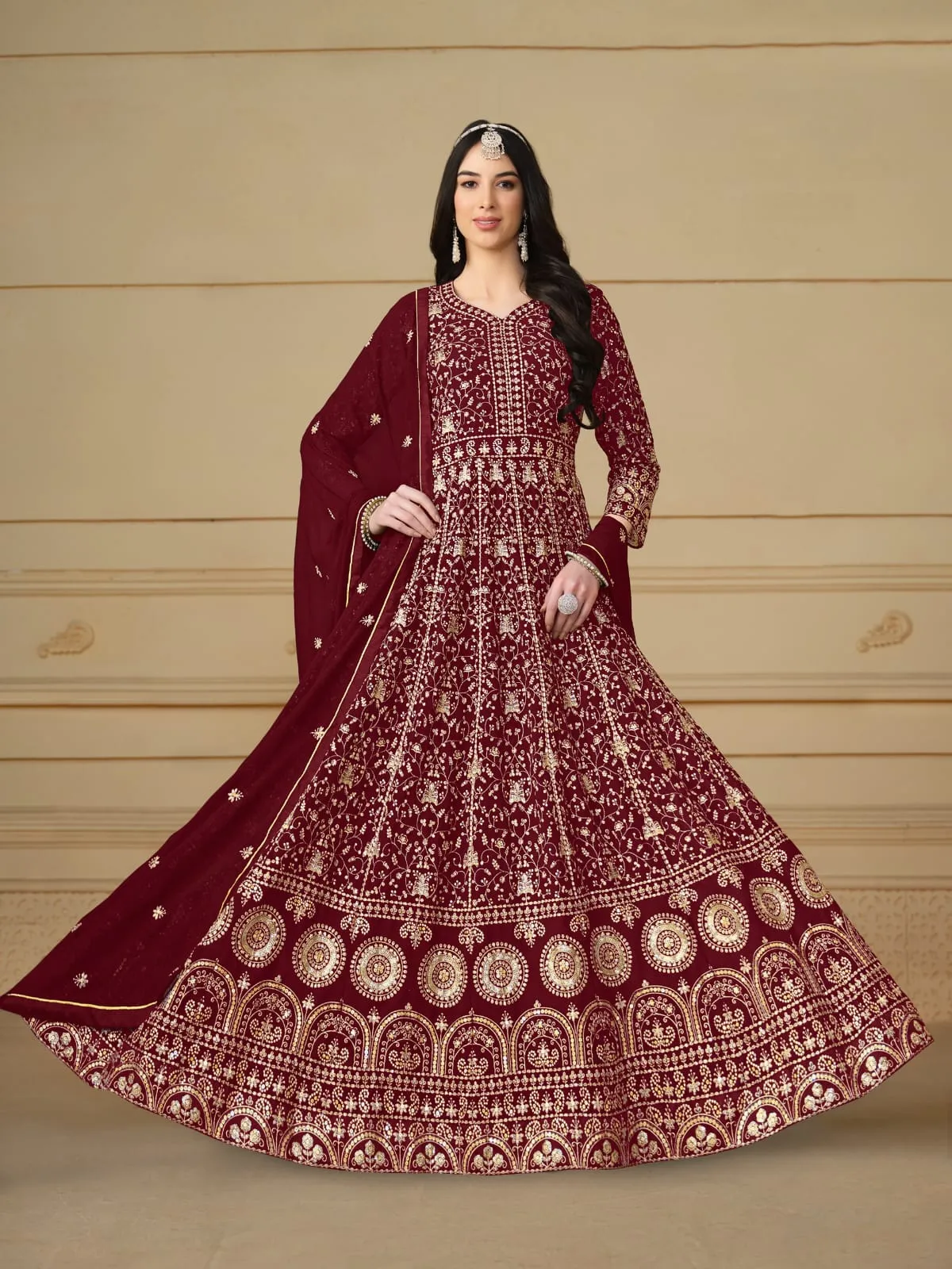 Sangeet Special Heavy Anarkali Suit