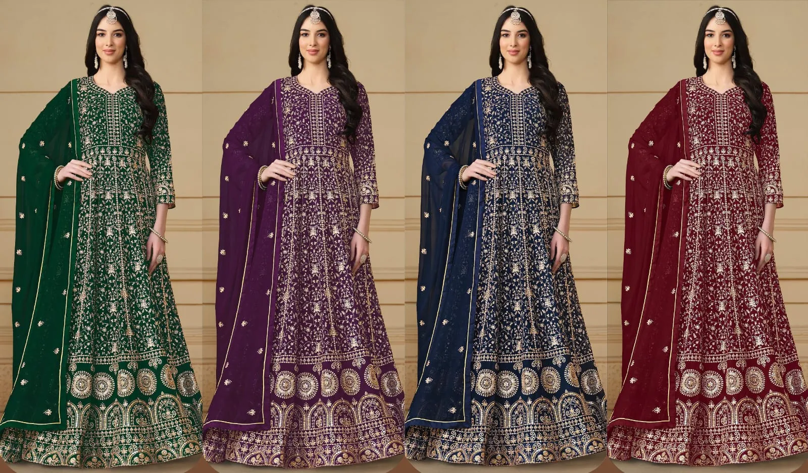 Sangeet Special Heavy Anarkali Suit