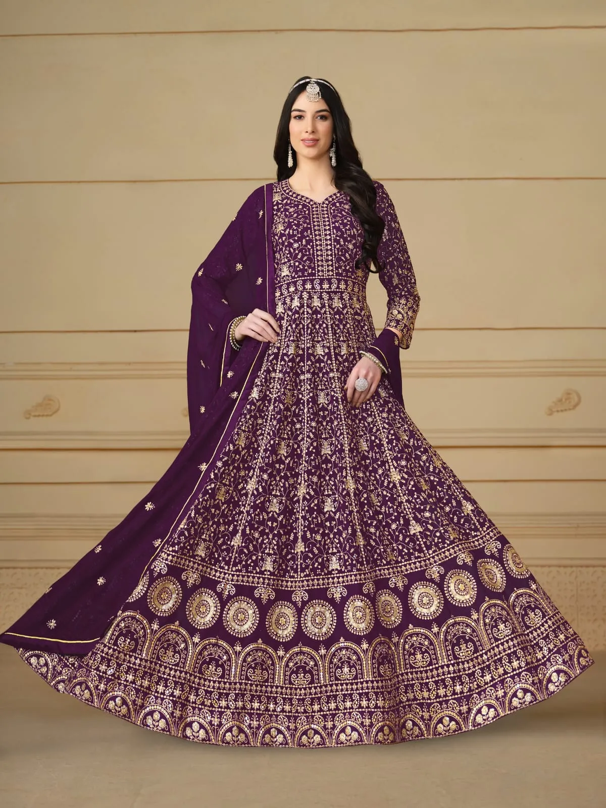 Sangeet Special Heavy Anarkali Suit