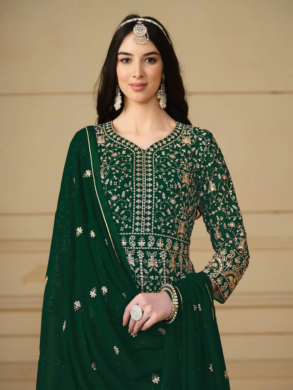 Sangeet Special Heavy Anarkali Suit