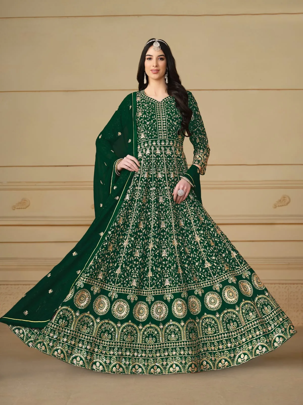 Sangeet Special Heavy Anarkali Suit
