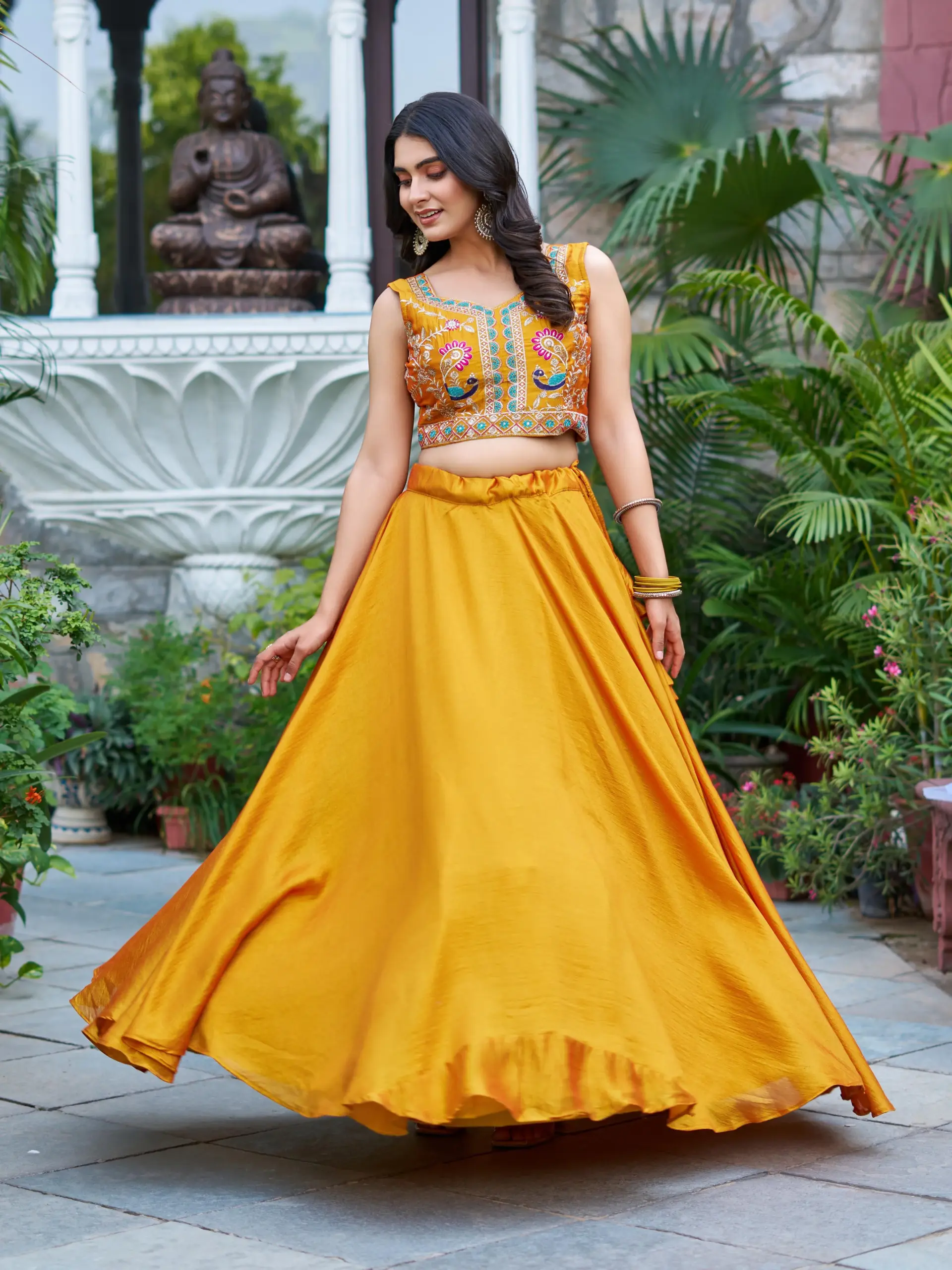 Sangeet Special Lehenga Choli with Koti