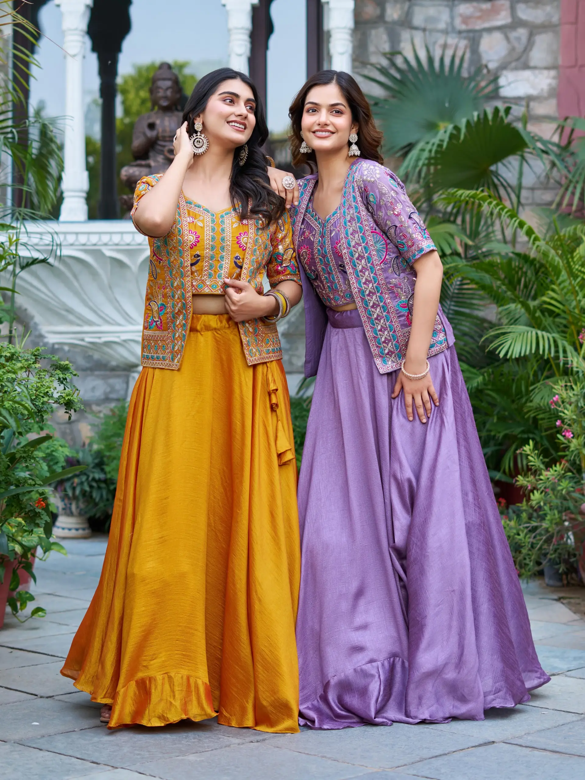 Sangeet Special Lehenga Choli with Koti