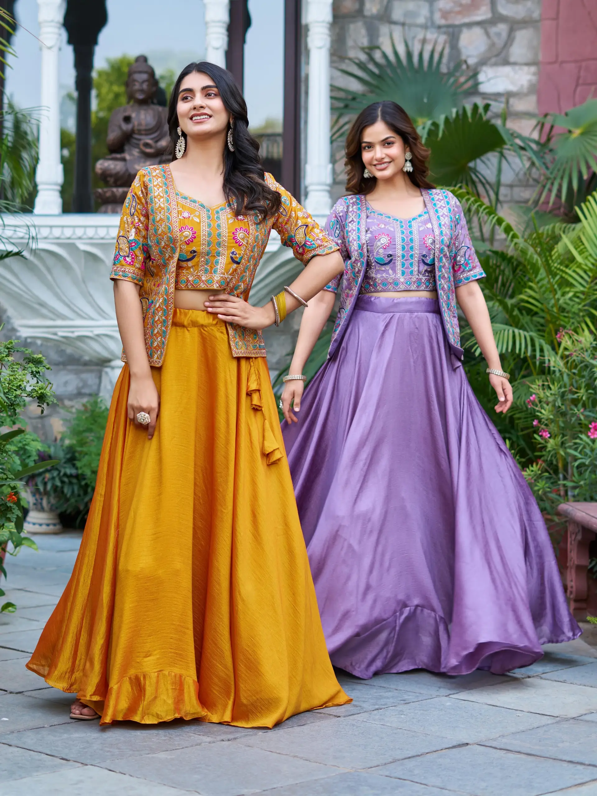 Sangeet Special Lehenga Choli with Koti