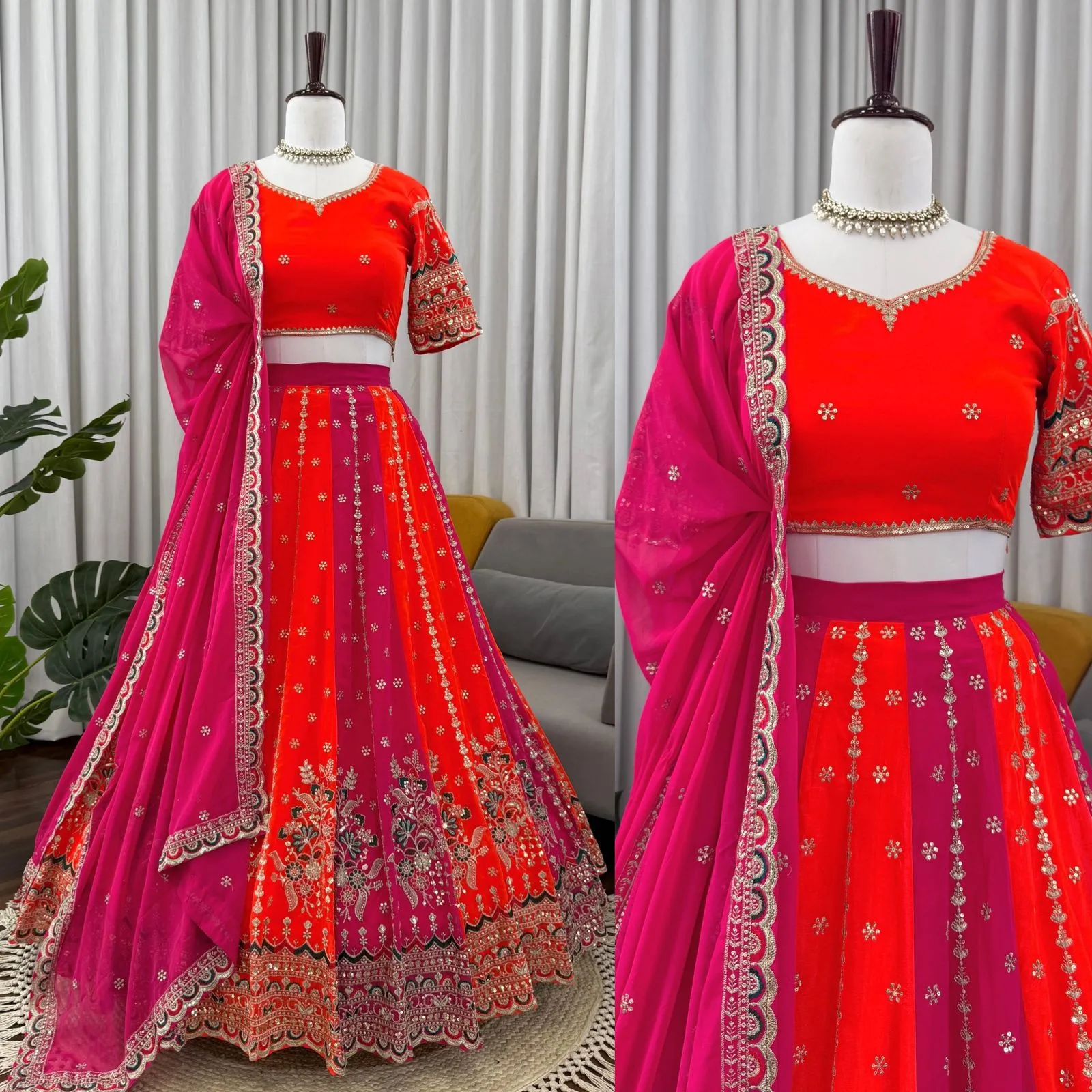 Sangeet Wear Embroidery Lehenga Choli