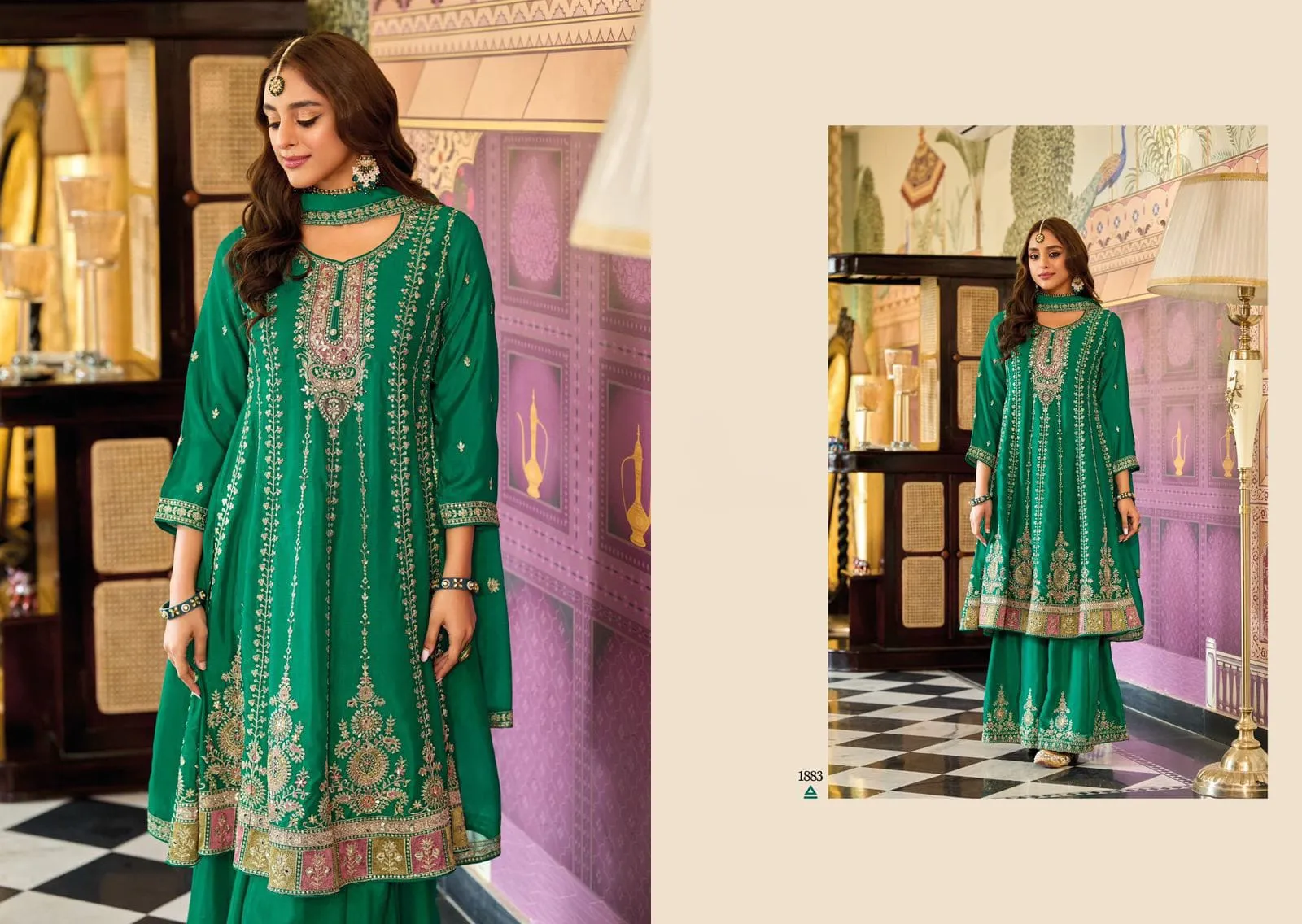 Sangeet Wear Long Shirt Suit