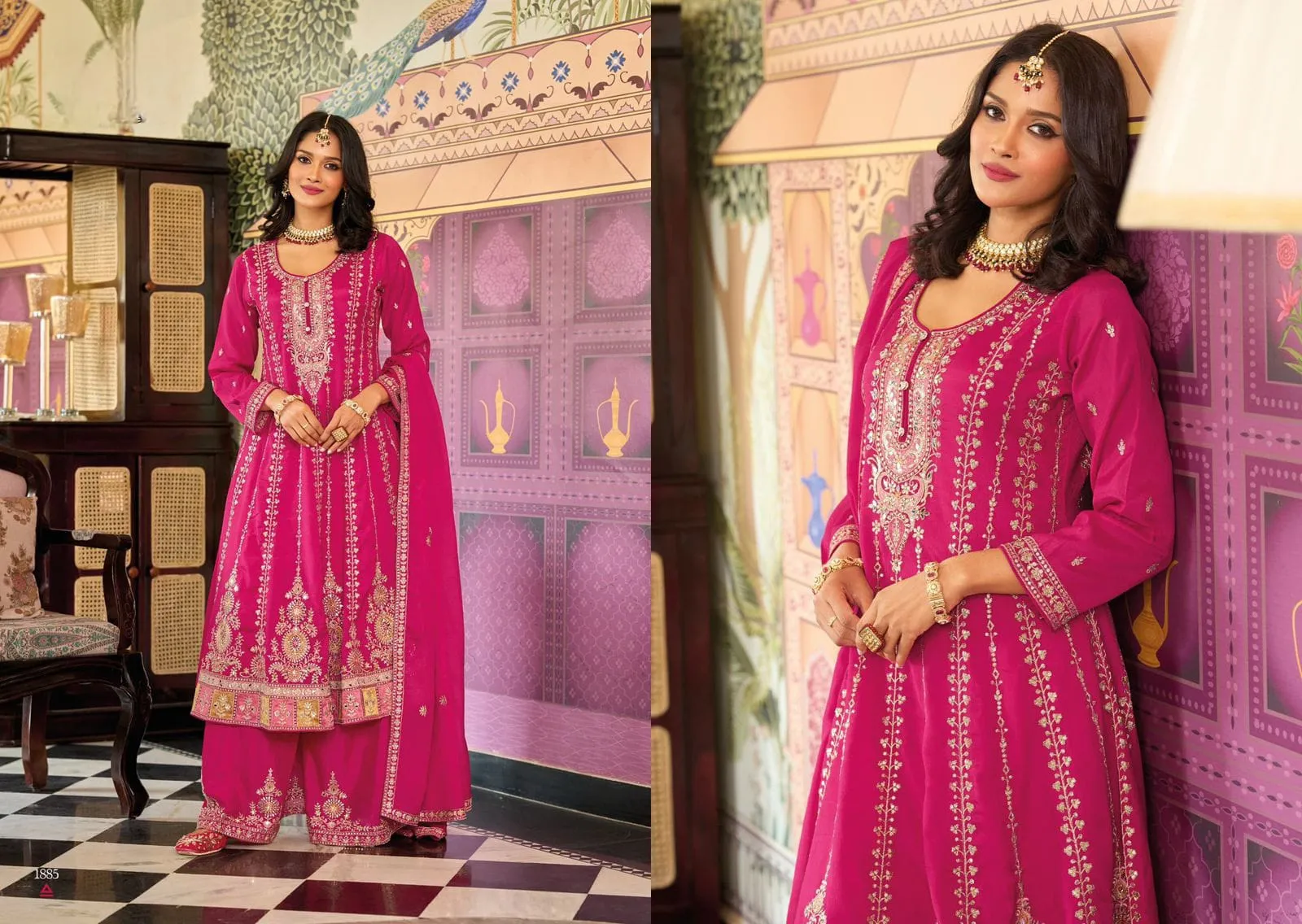 Sangeet Wear Long Shirt Suit