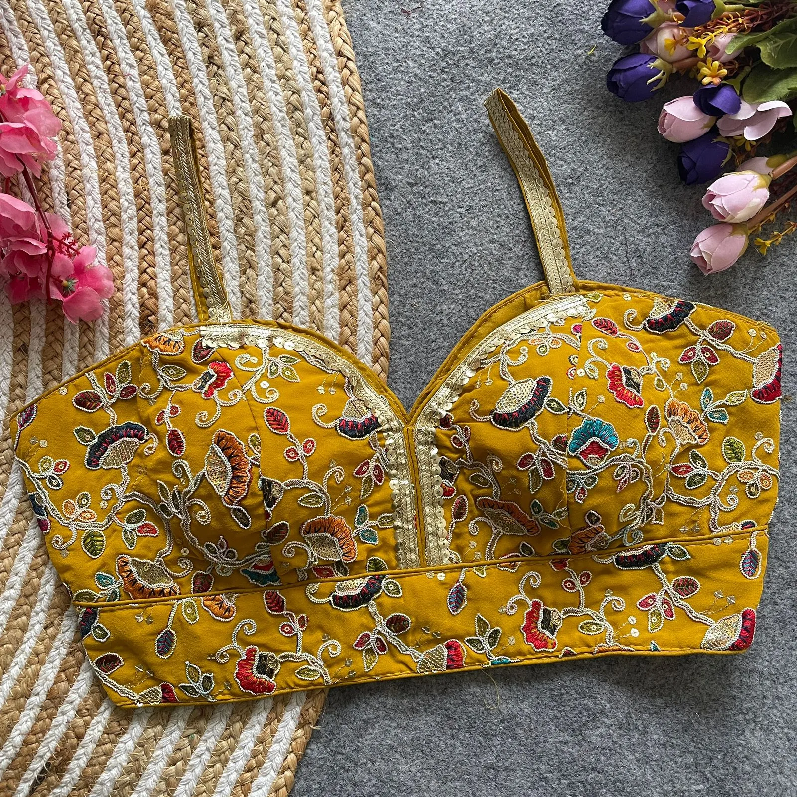 Sleeveless Spaghetti Blouse for Wedding