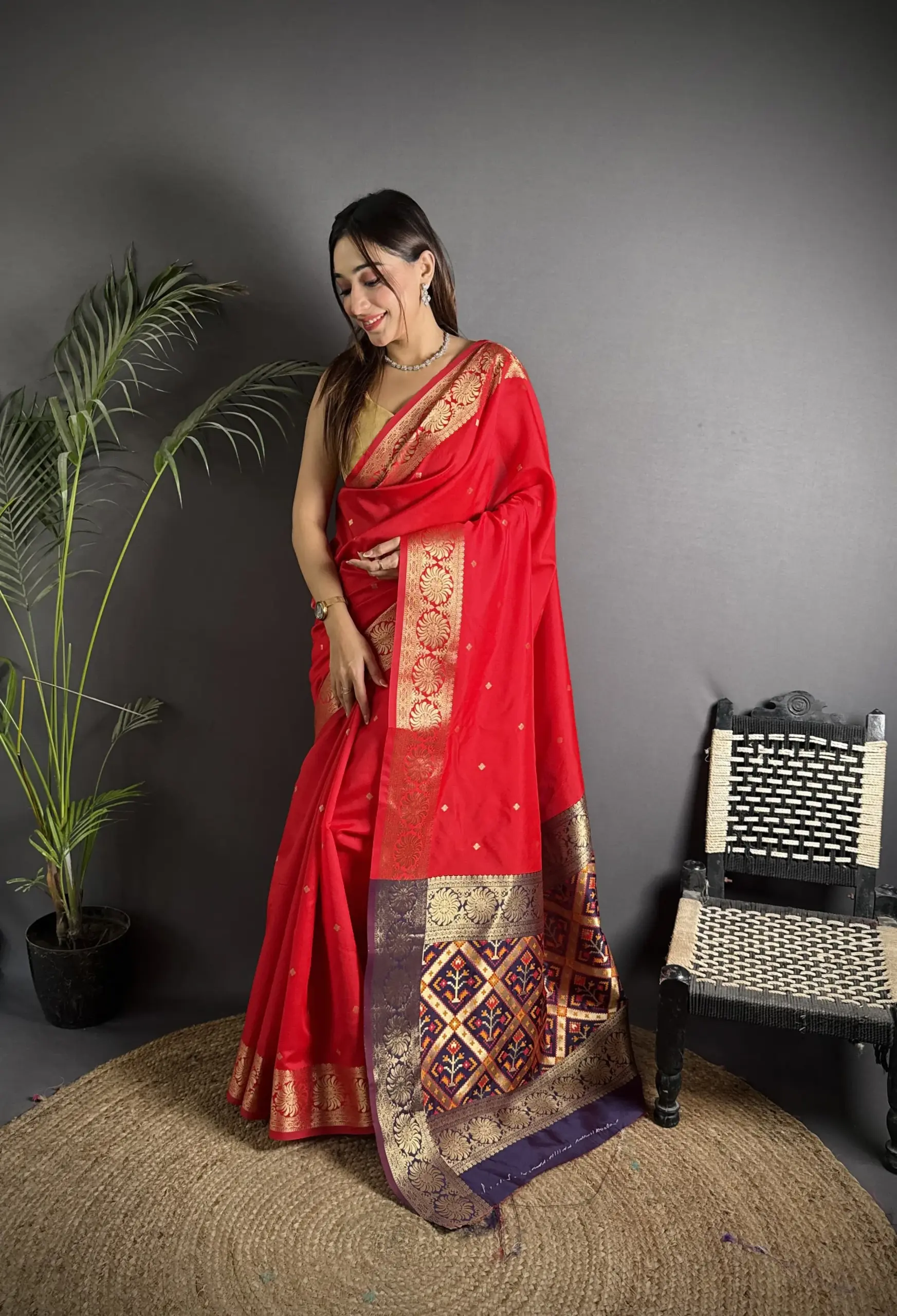 Soft Banarasi Cotton Silk Festive Saree