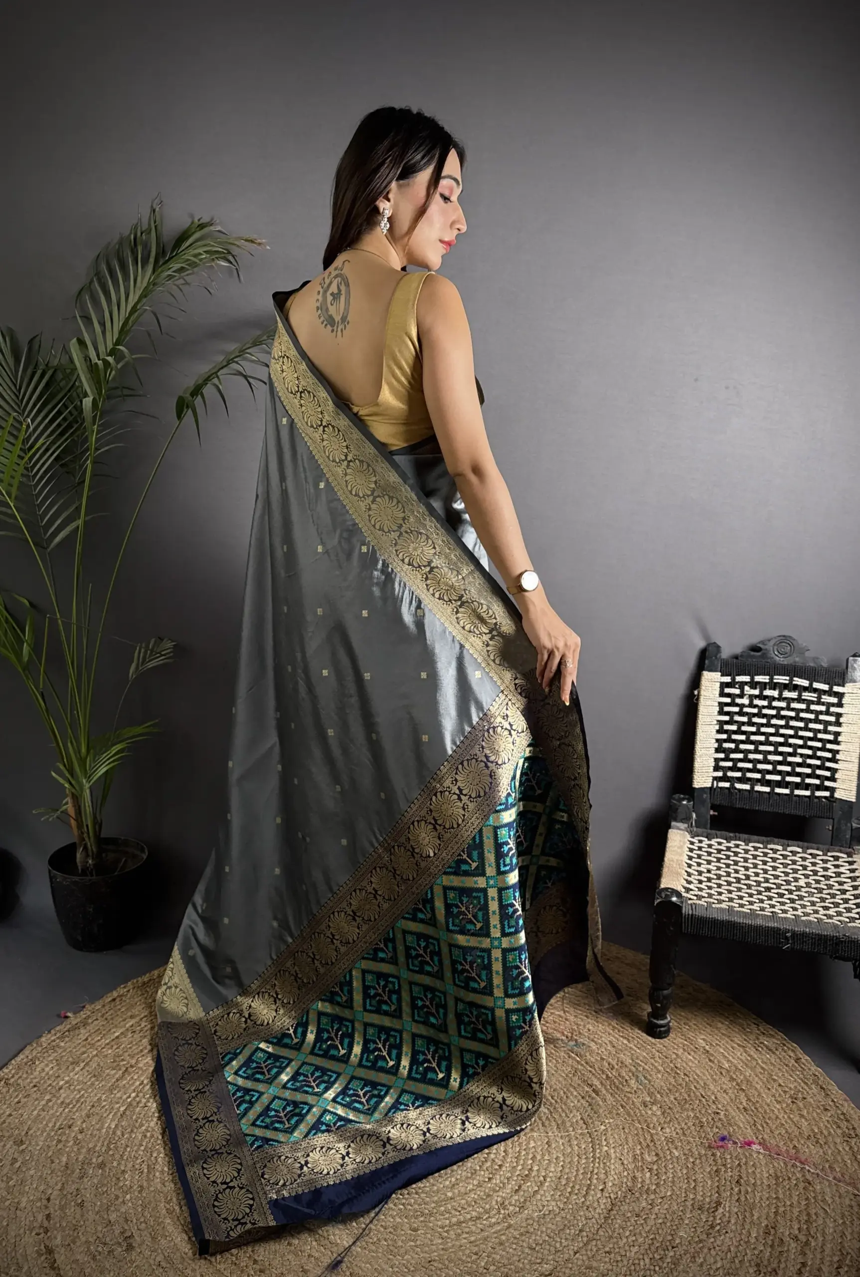 Soft Banarasi Cotton Silk Festive Saree