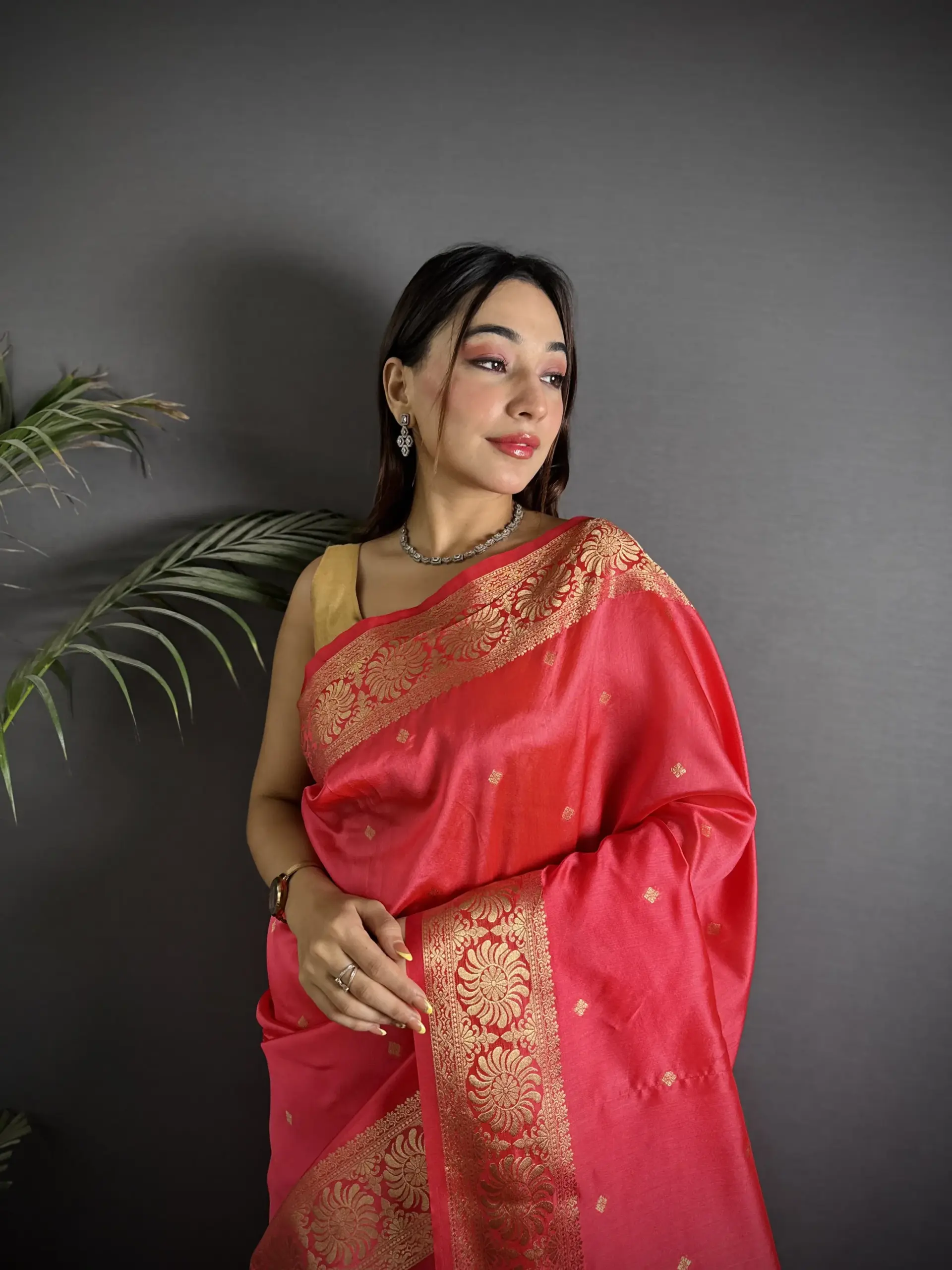 Soft Banarasi Cotton Silk Festive Saree