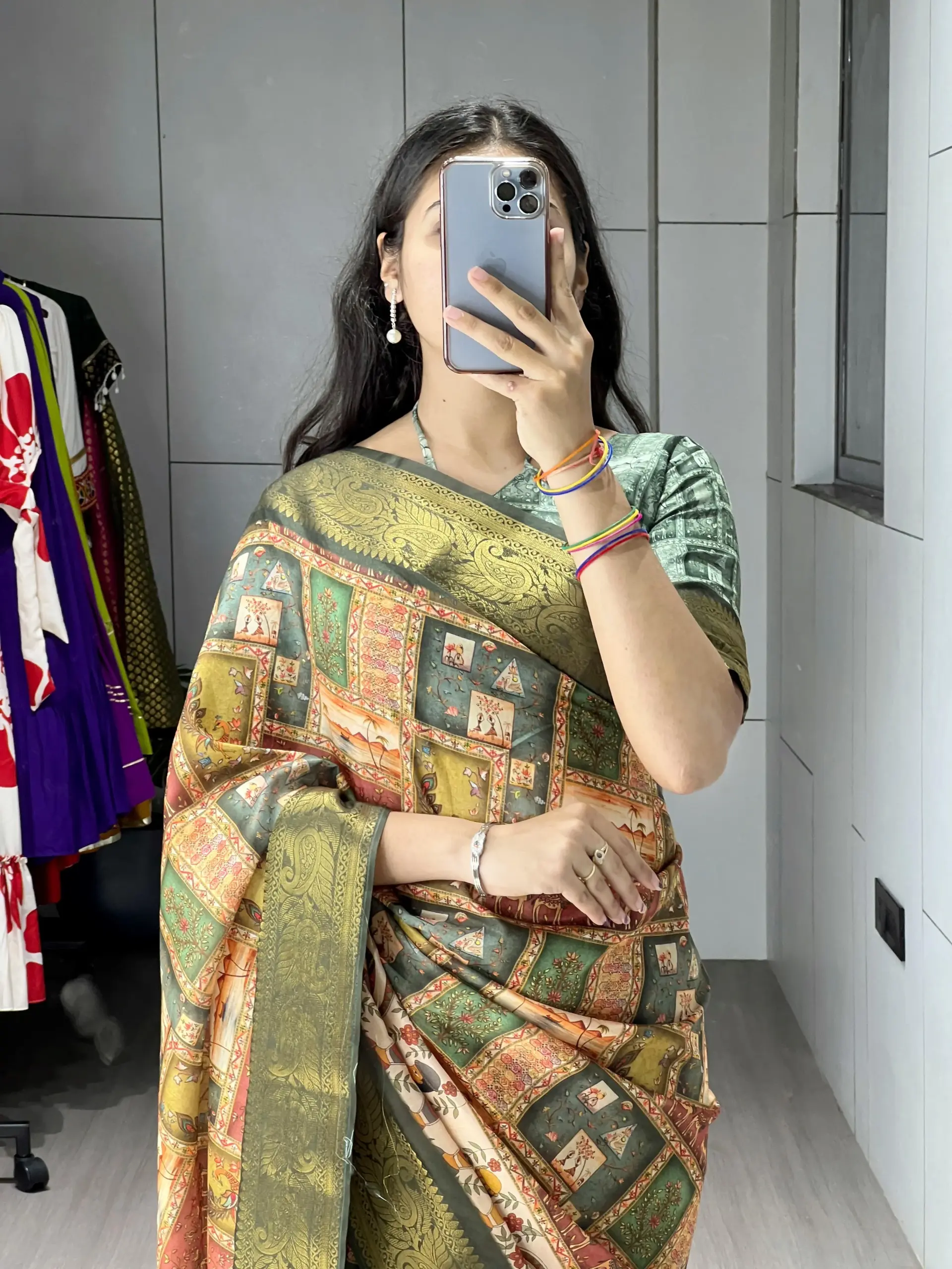 Soft Silk Printed Kalamkari Designs 2025