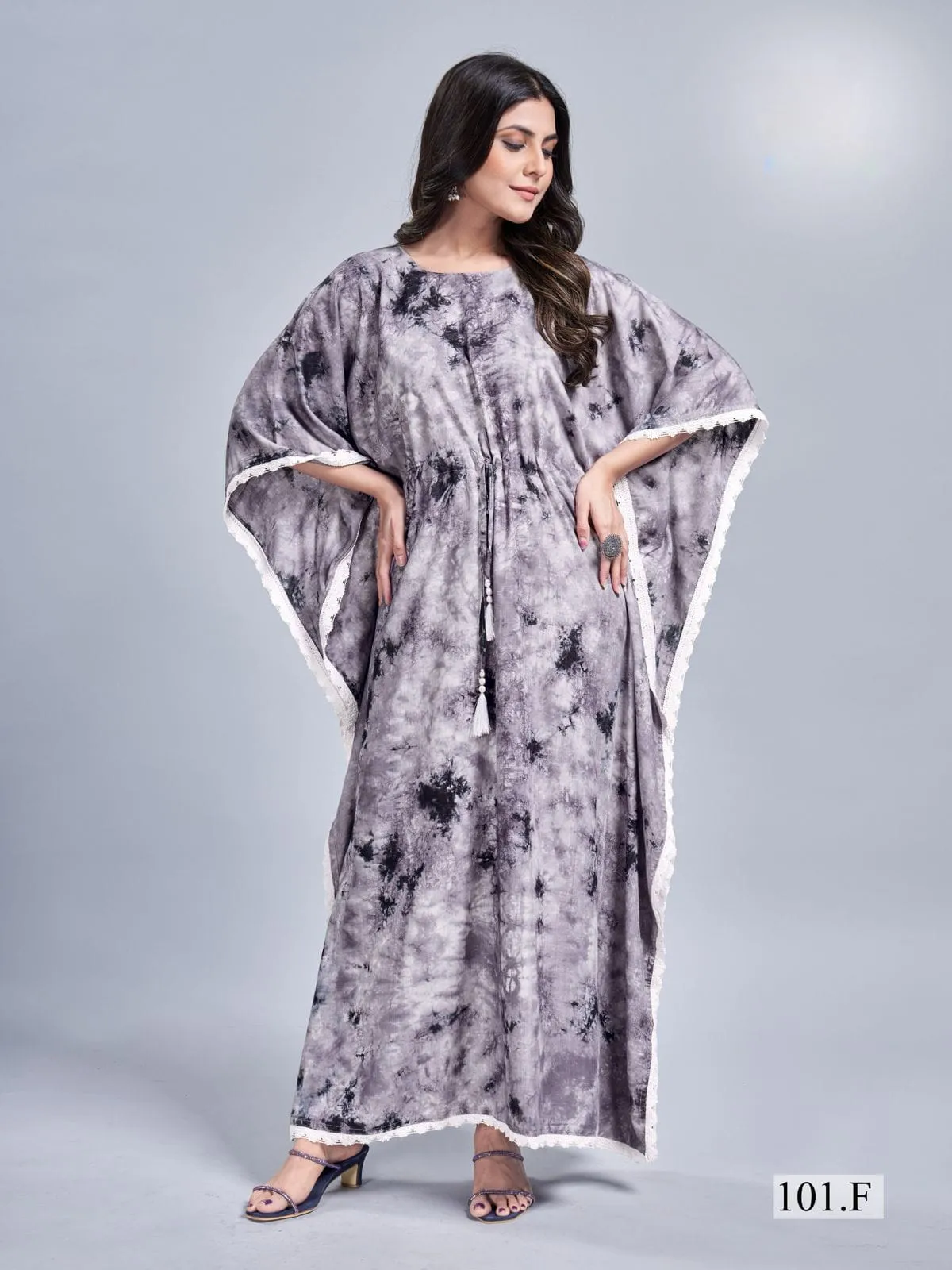 Tie Die Kaftan Dress