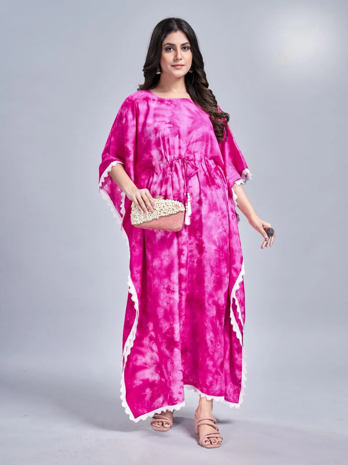 Tie Die Kaftan Dress