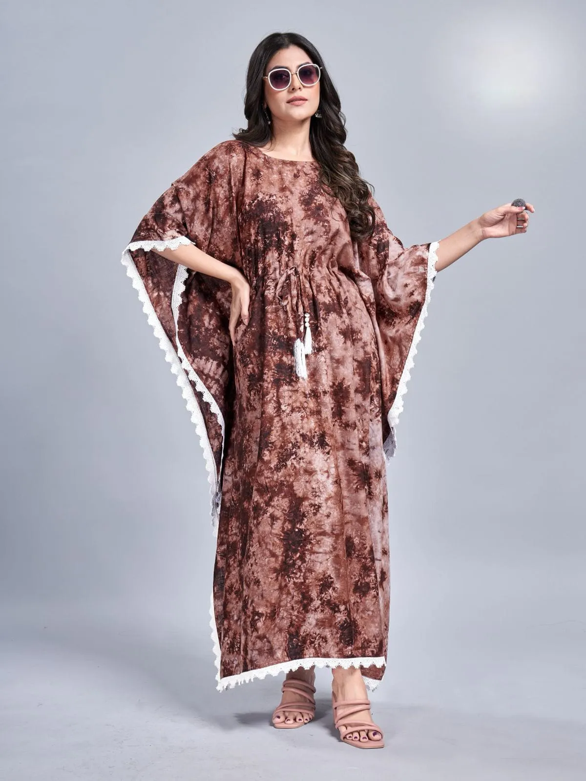 Tie Die Kaftan Dress