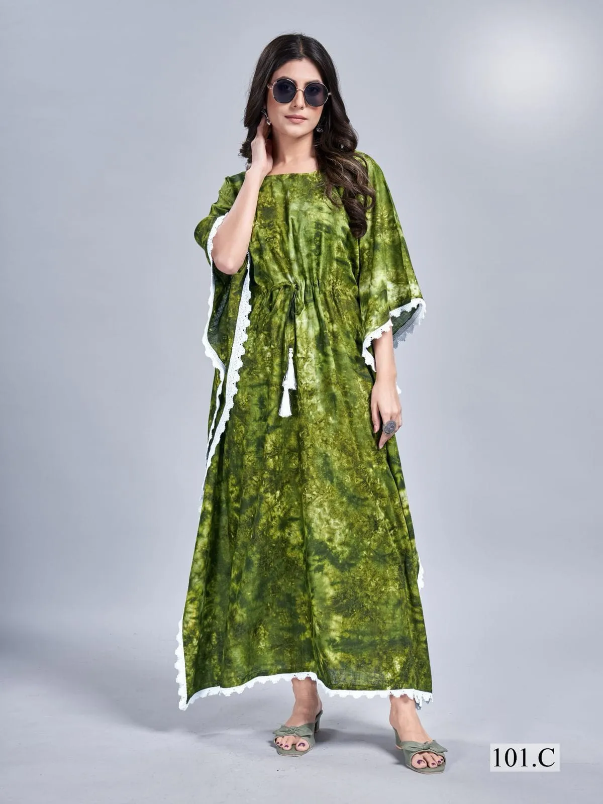 Tie Die Kaftan Dress