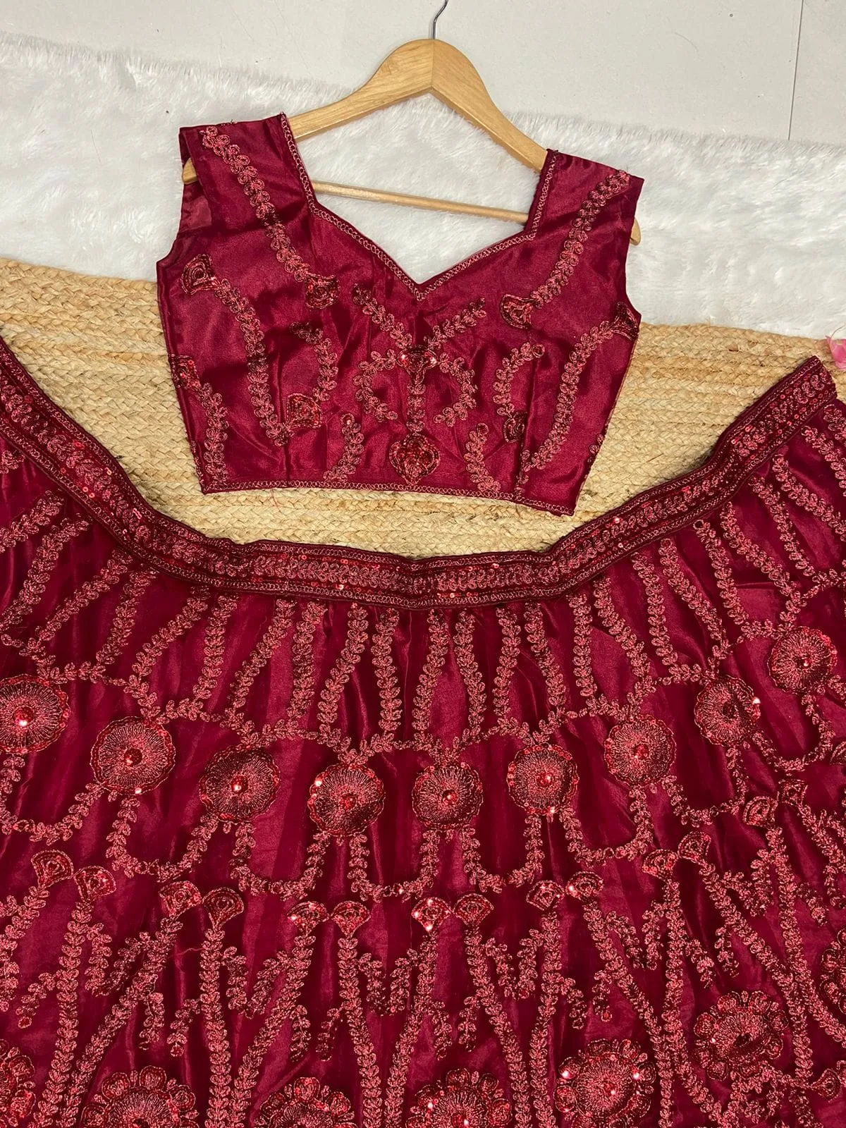 Wedding Sepcial Red Lehenga Choli