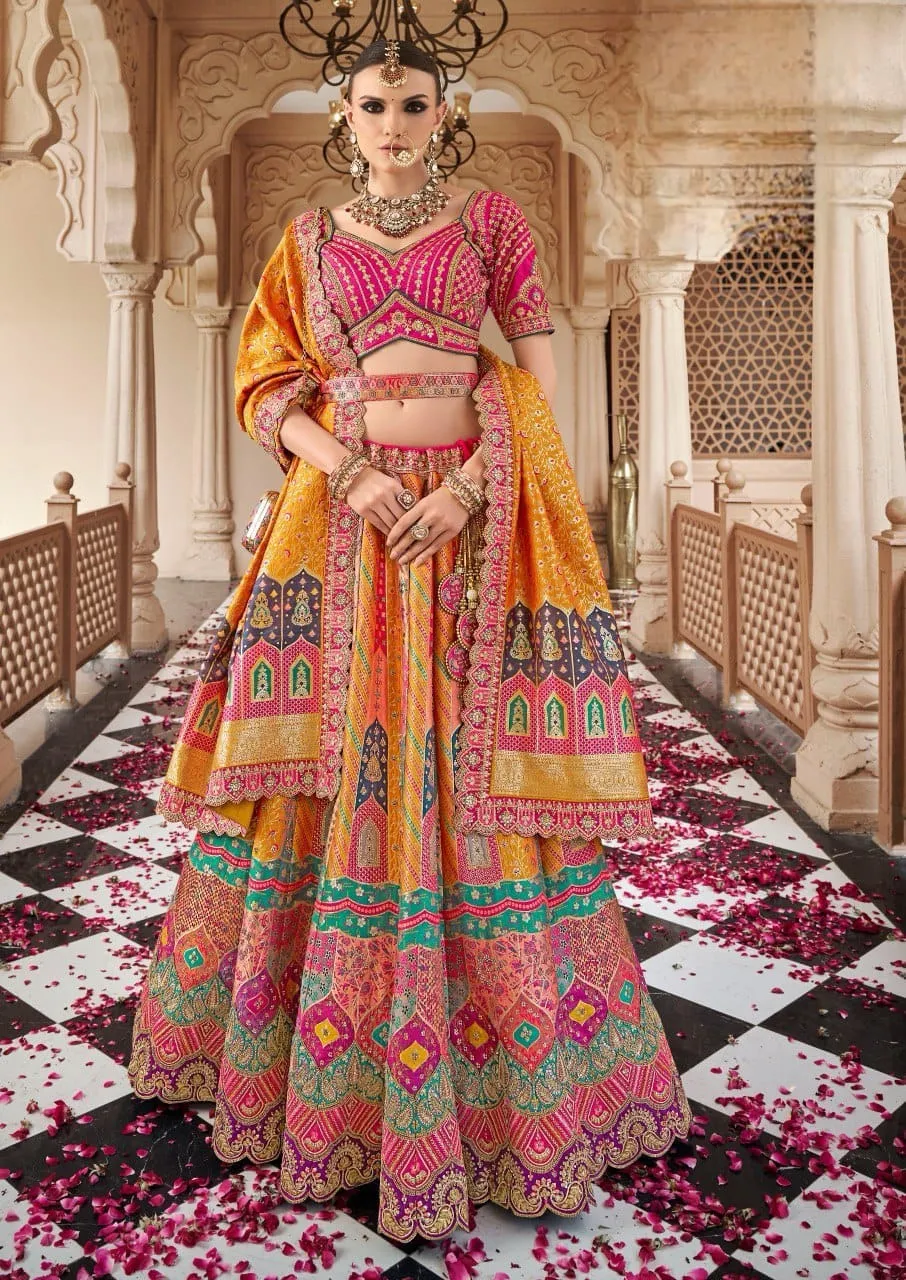 Wedding Special Banarasi Silk Lehenga Choli