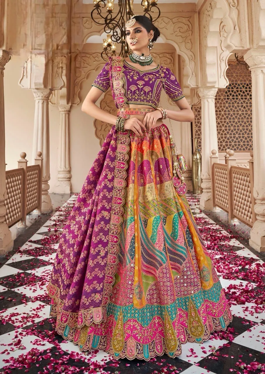 Wedding Special Banarasi Silk Lehenga Choli