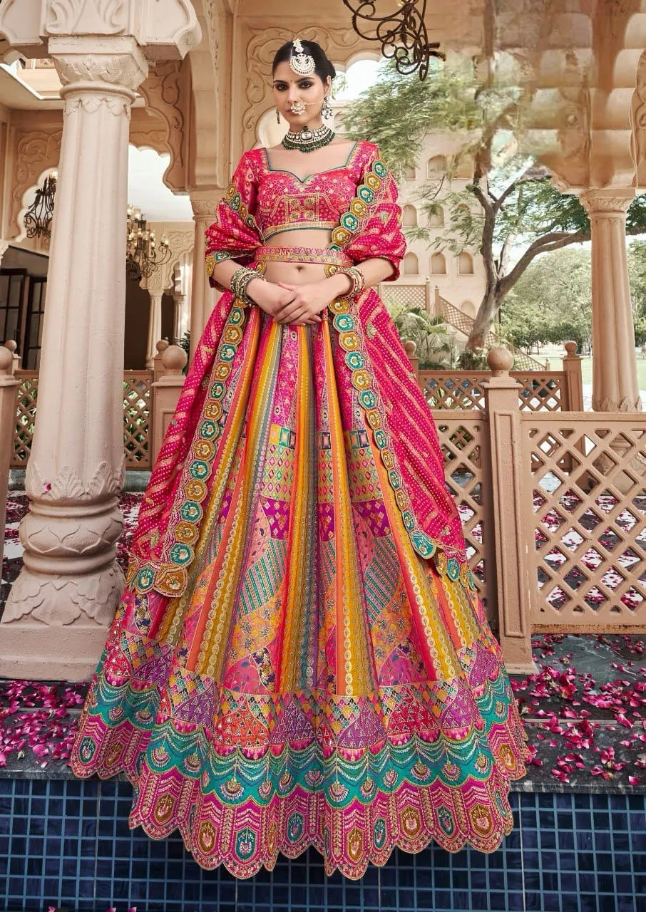 Wedding Special Banarasi Silk Lehenga Choli
